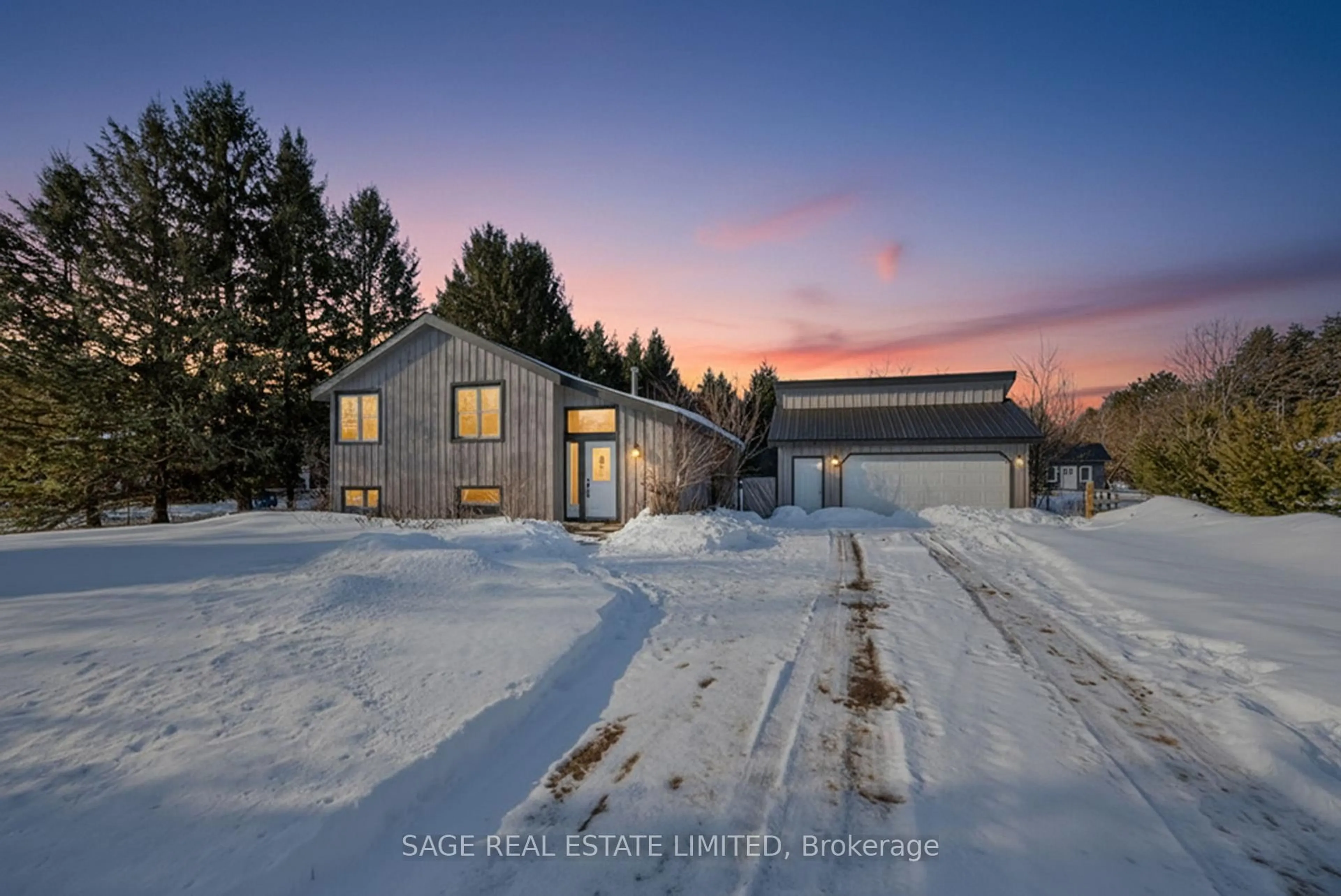 A pic from outside/outdoor area/front of a property/back of a property/a pic from drone, street for 877430 5 Line, Mulmur Ontario L0M 1M0