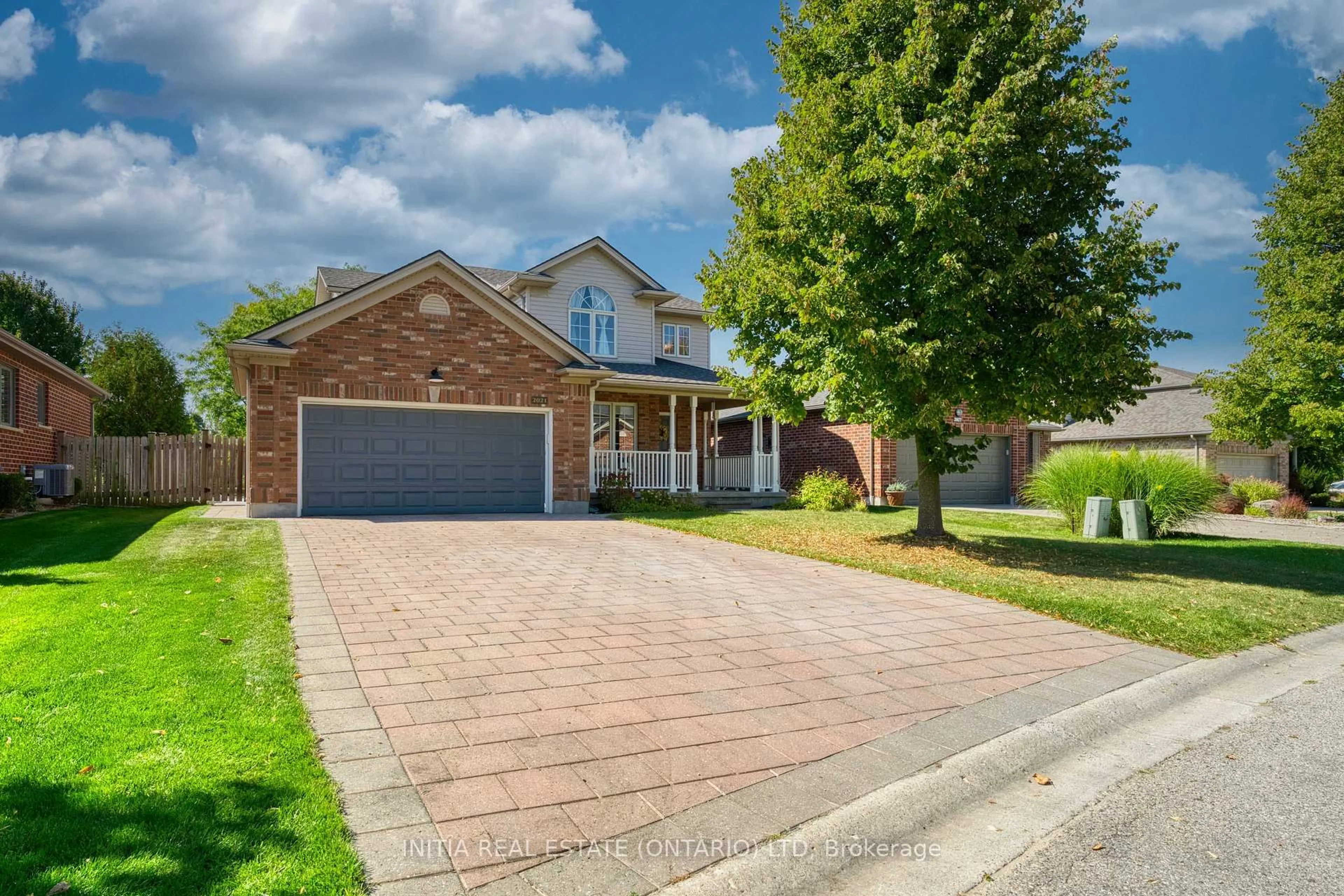 Home with brick exterior material, street for 2021 Lumb Crt, London North Ontario N6G 5J4