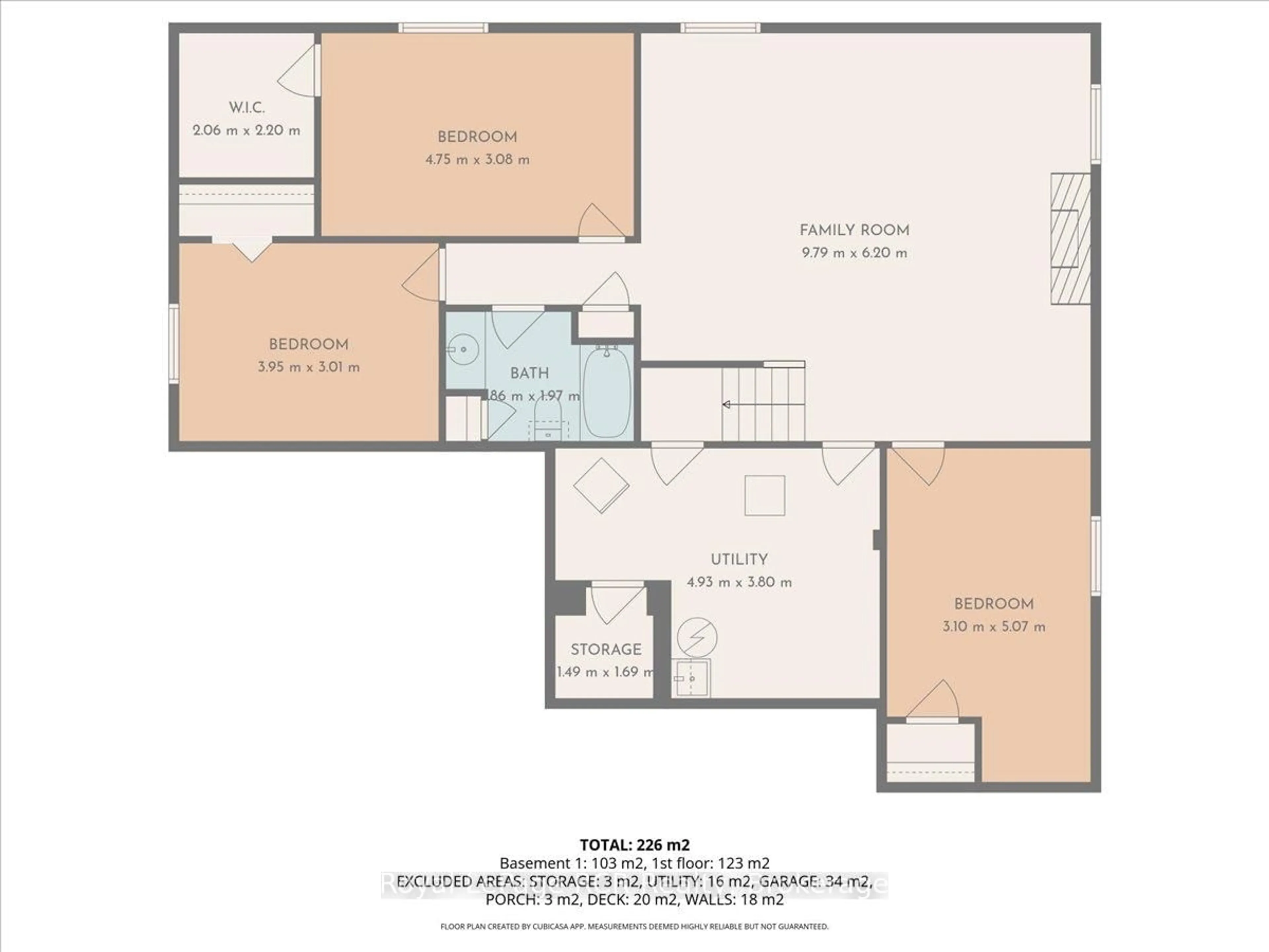 Floor plan for 239 4th Street Cres, Hanover Ontario N4N 3S2