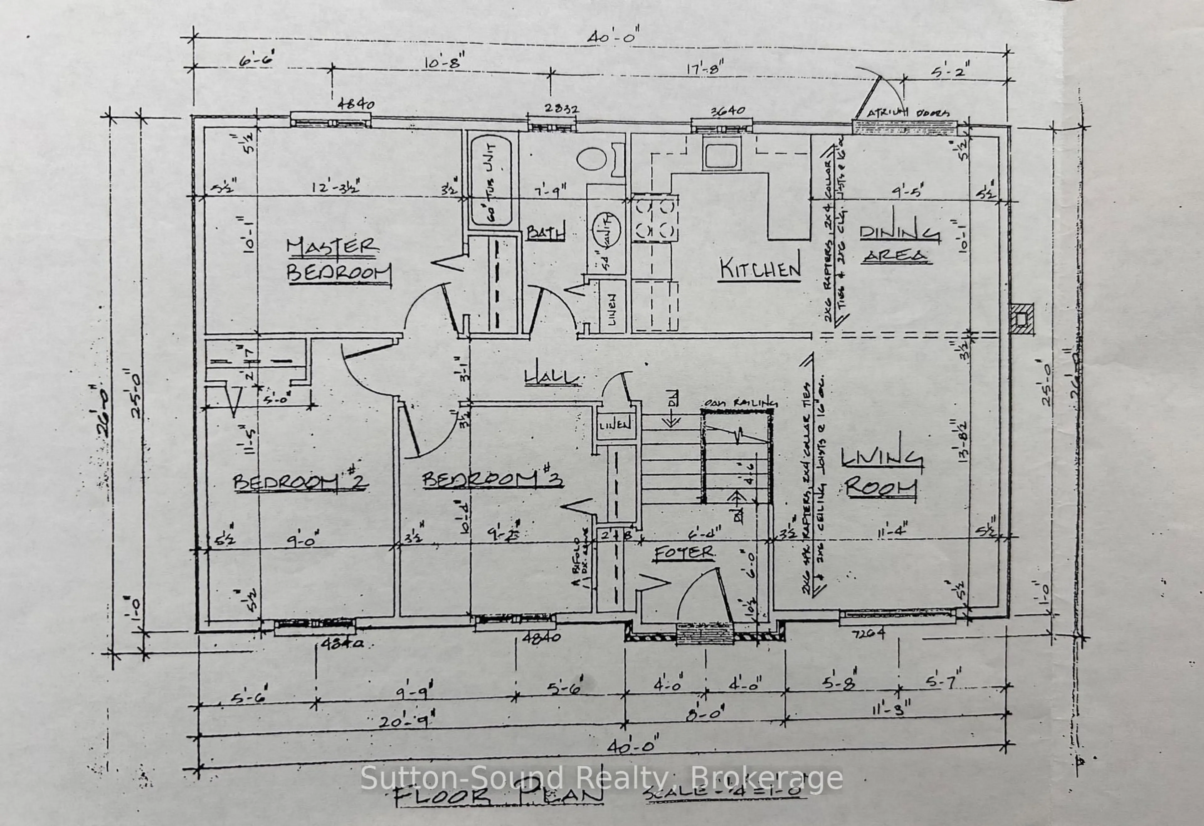 Floor plan for 280216 Sideroad 15, Georgian Bluffs Ontario N0H 2K0