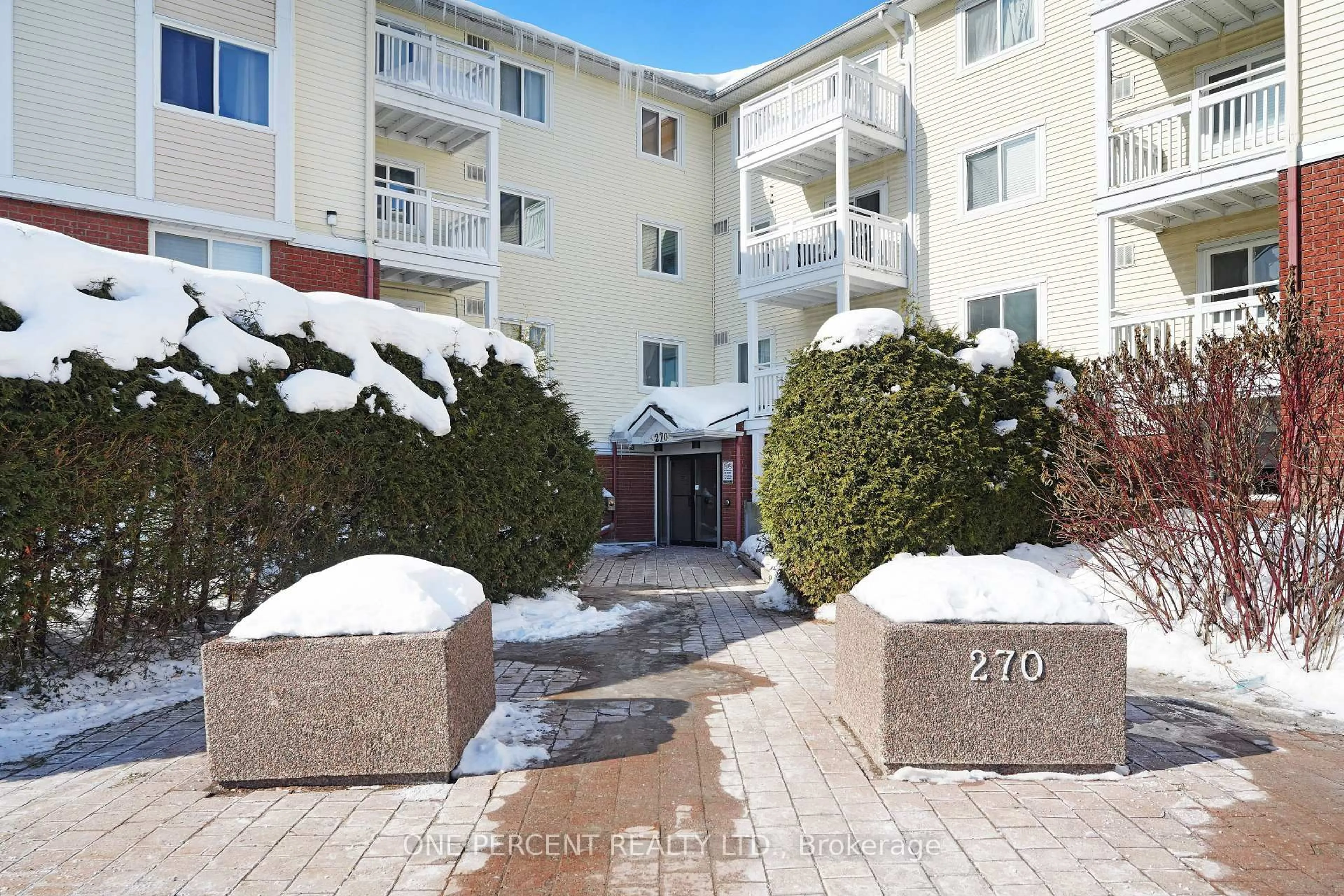 Patio, street for 270 Lorry Greenberg Dr #303, Ottawa Ontario K1T 3K2