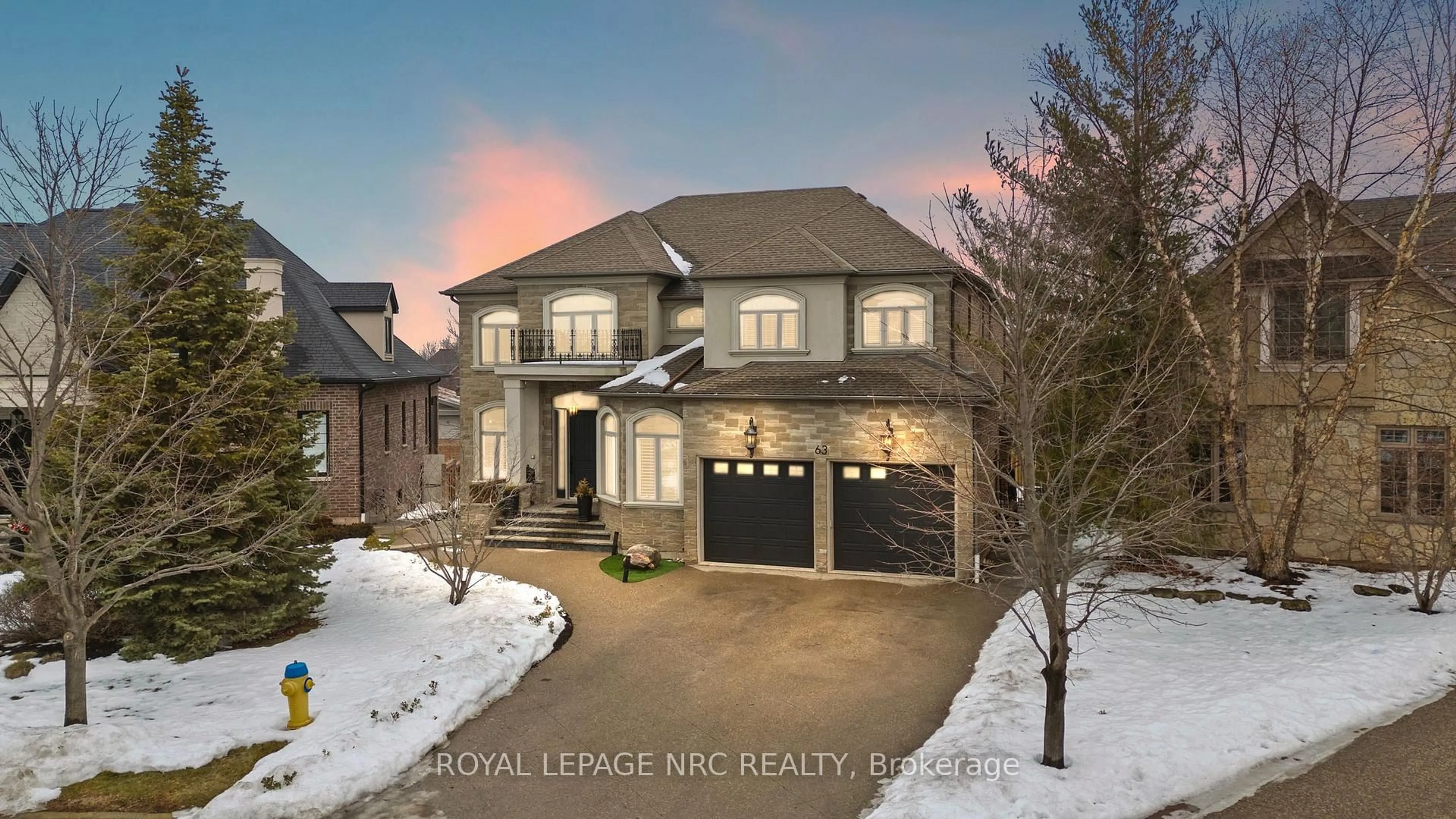 Home with brick exterior material, street for 63 Terrace Dr, Grimsby Ontario L3M 1B6