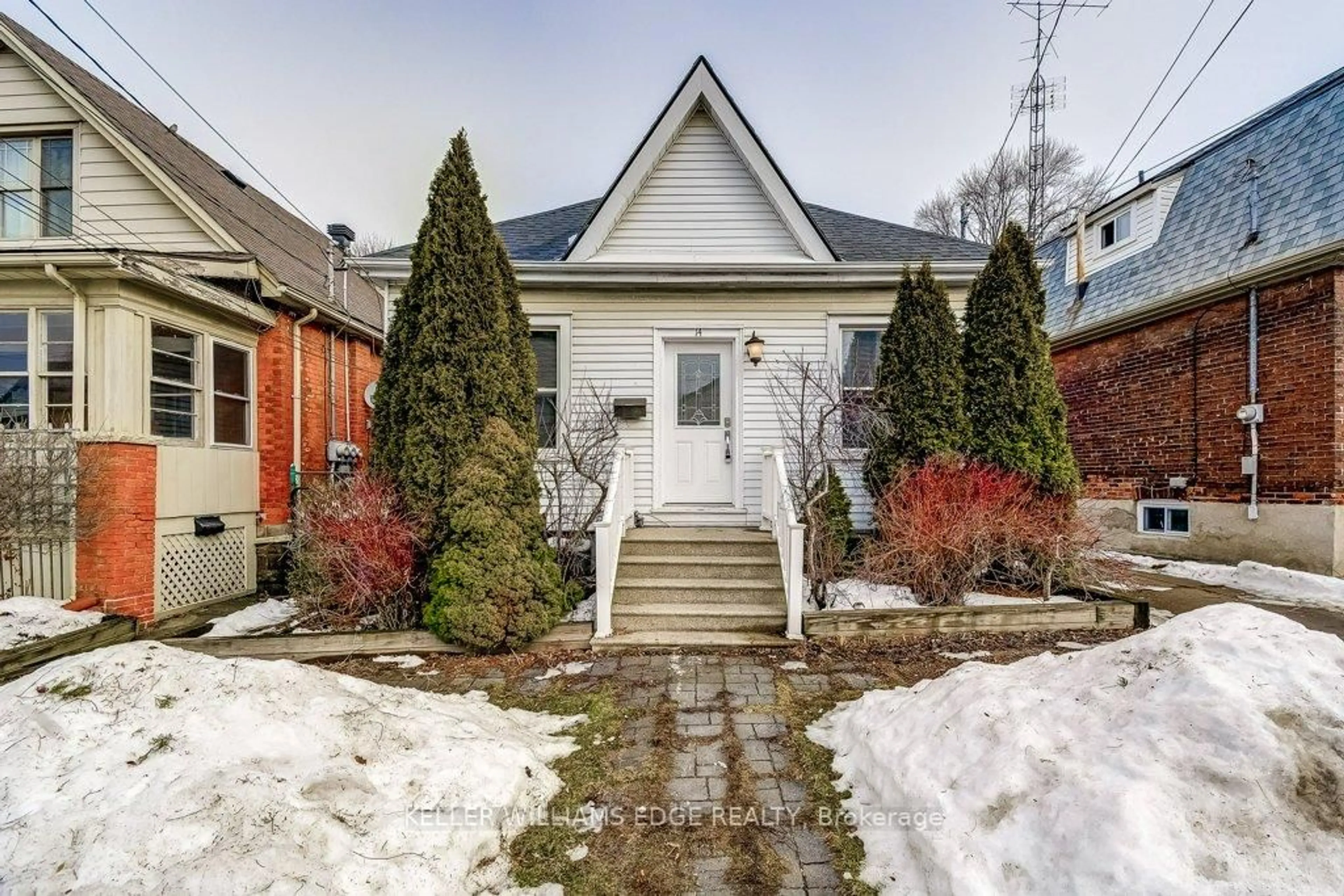 Home with brick exterior material, street for 14 Baker St, Hamilton Ontario L8R 1V3