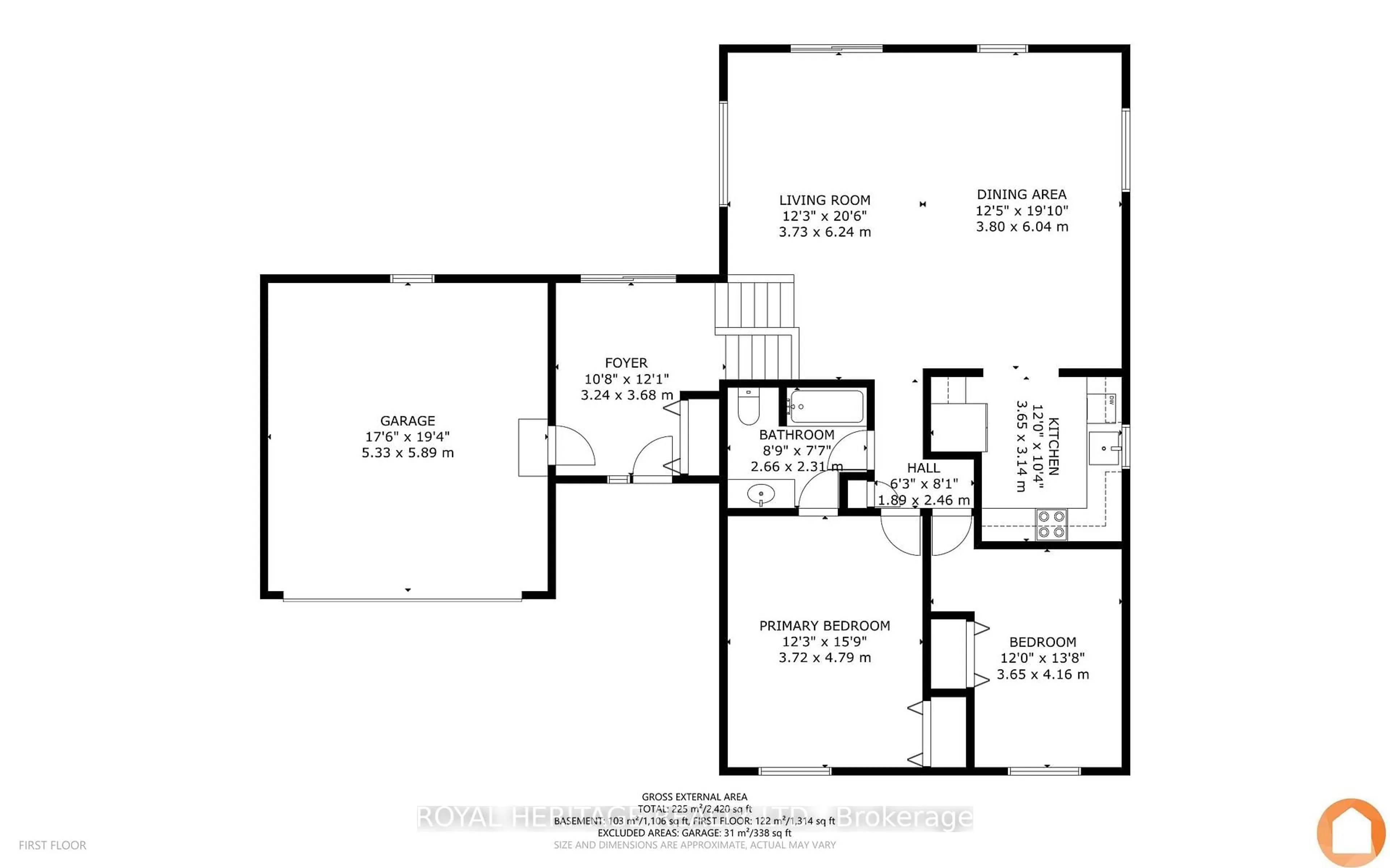 Floor plan for 3 Wendy's Lane, Brighton Ontario K0K 1H0