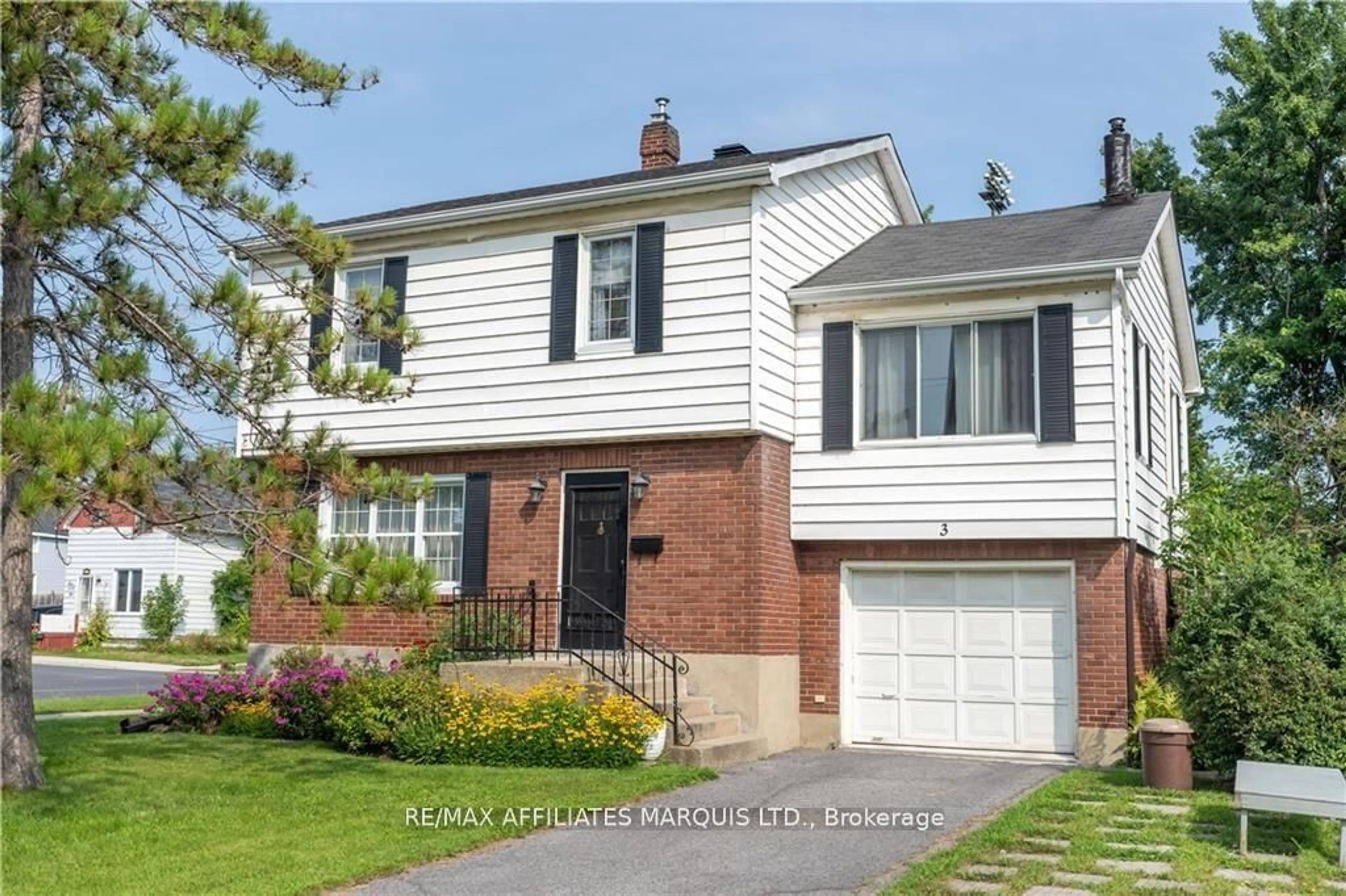 Home with brick exterior material, street for 3 Old Orchard Ave, Cornwall Ontario K6H 2H1
