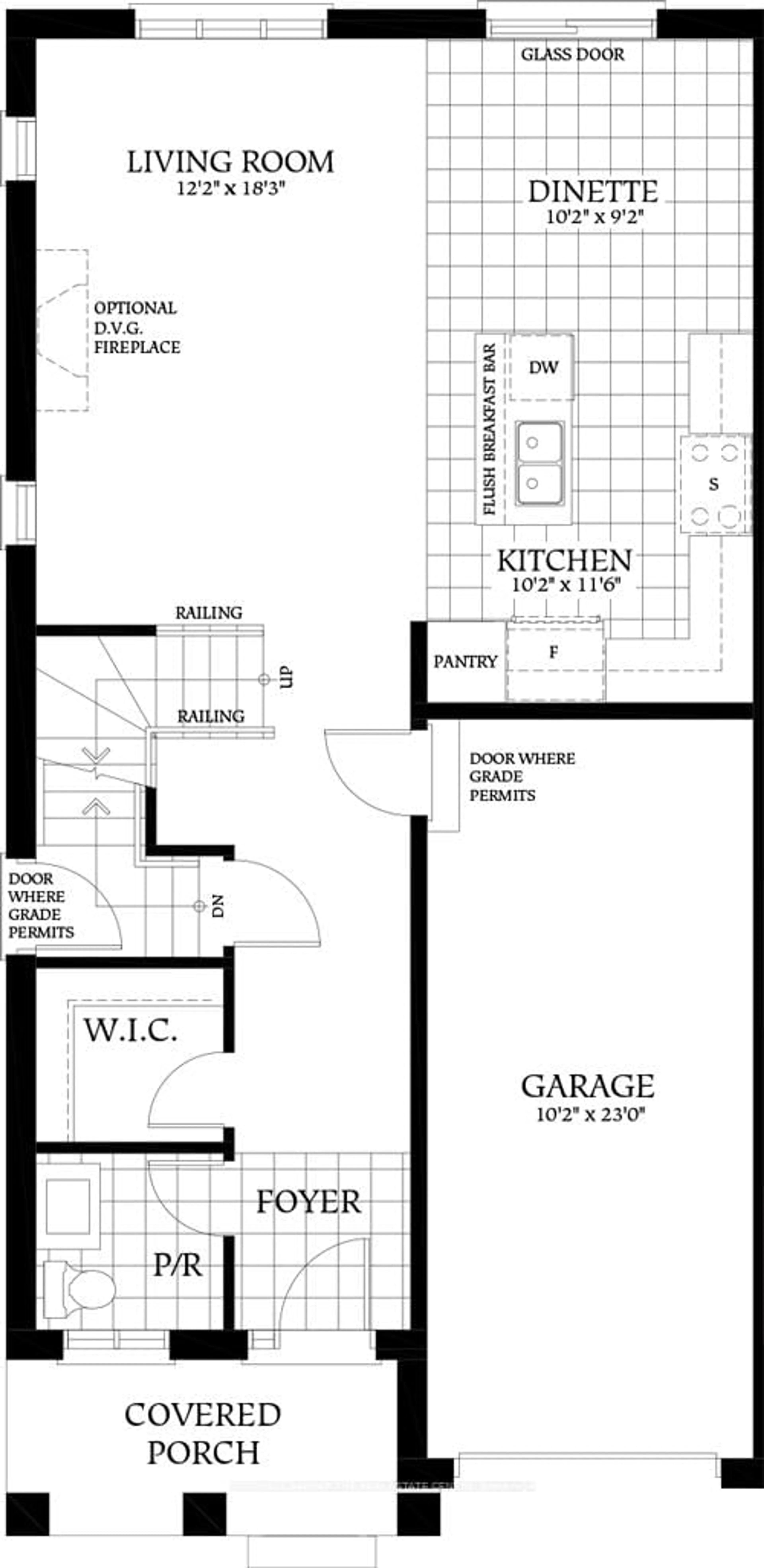 Floor plan for 5 Bakogeorge St, Kawartha Lakes Ontario K9V 0E3