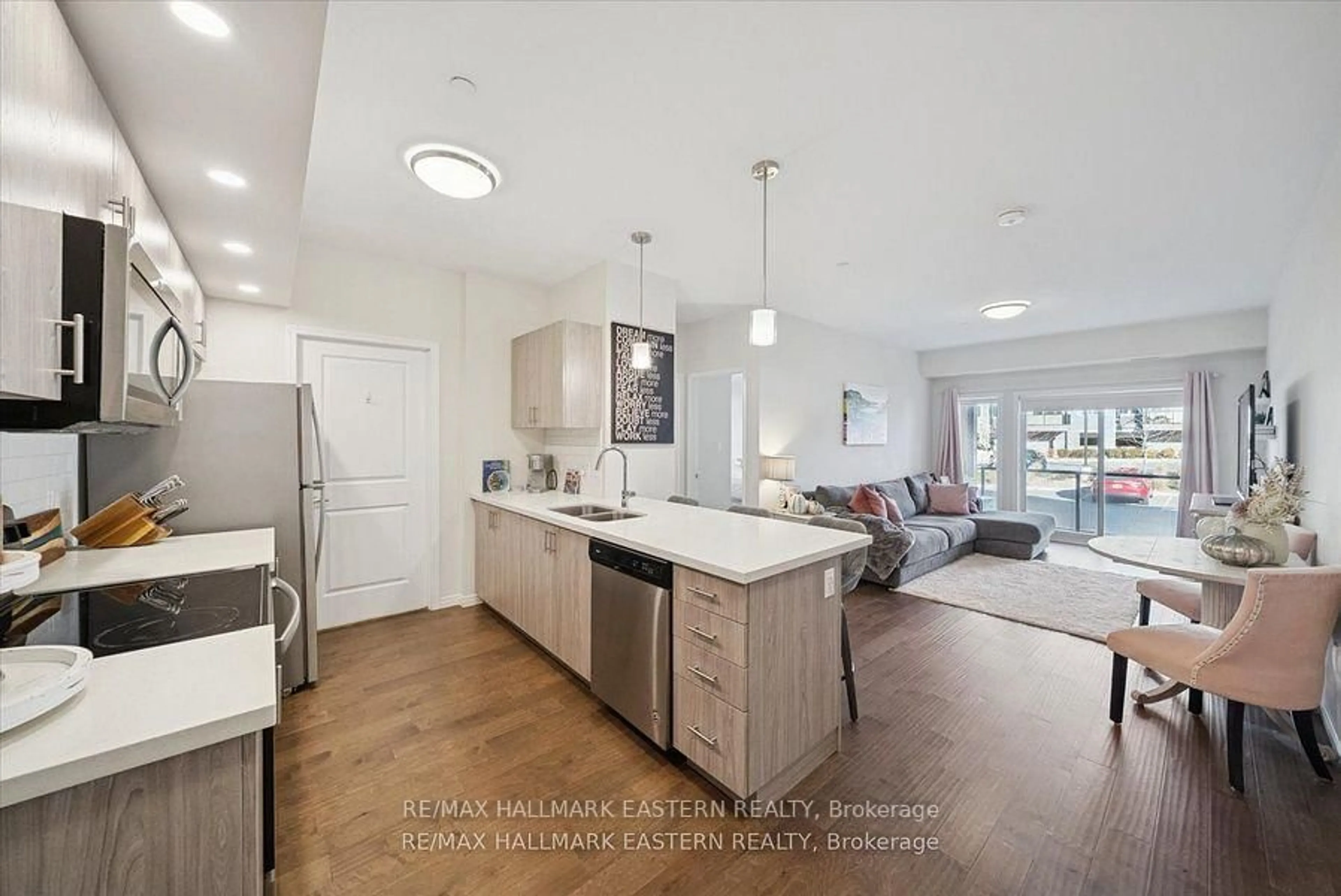 Open concept kitchen, unknown for 340 Florence Dr ##106, Peterborough Ontario K9J 0K4