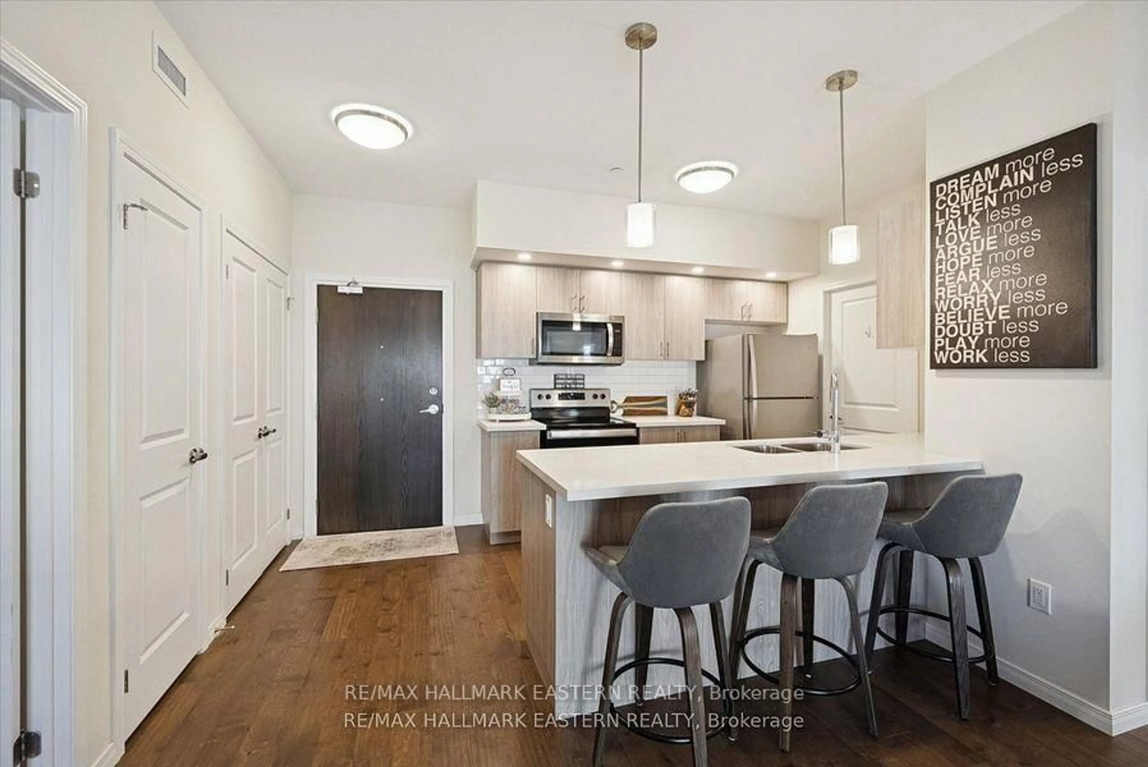 Open concept kitchen, unknown for 340 Florence Dr ##106, Peterborough Ontario K9J 0K4