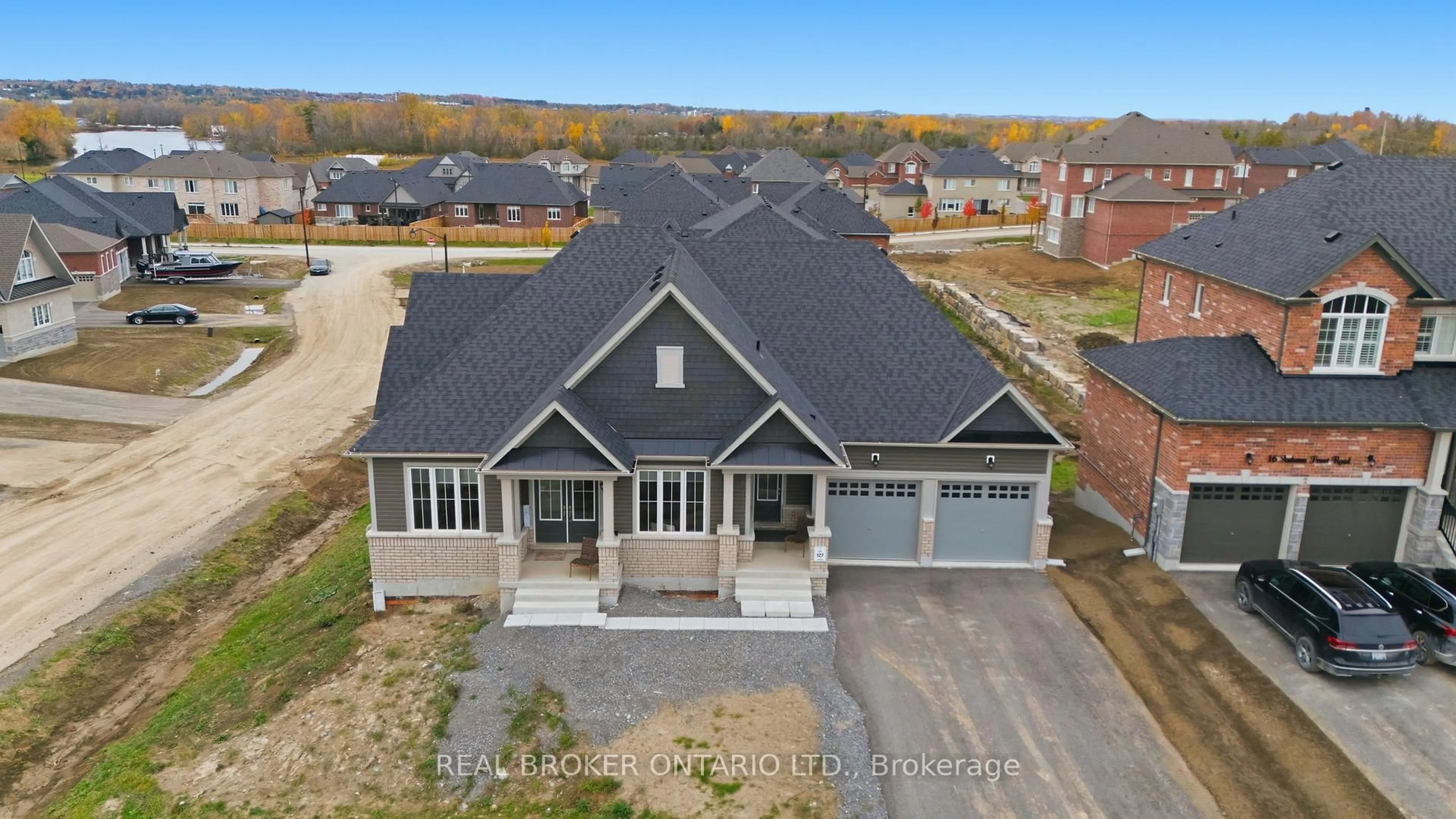 A pic from outside/outdoor area/front of a property/back of a property/a pic from drone, building for 26 Autumn Frost Rd, Otonabee-South Monaghan Ontario K9J 0K7