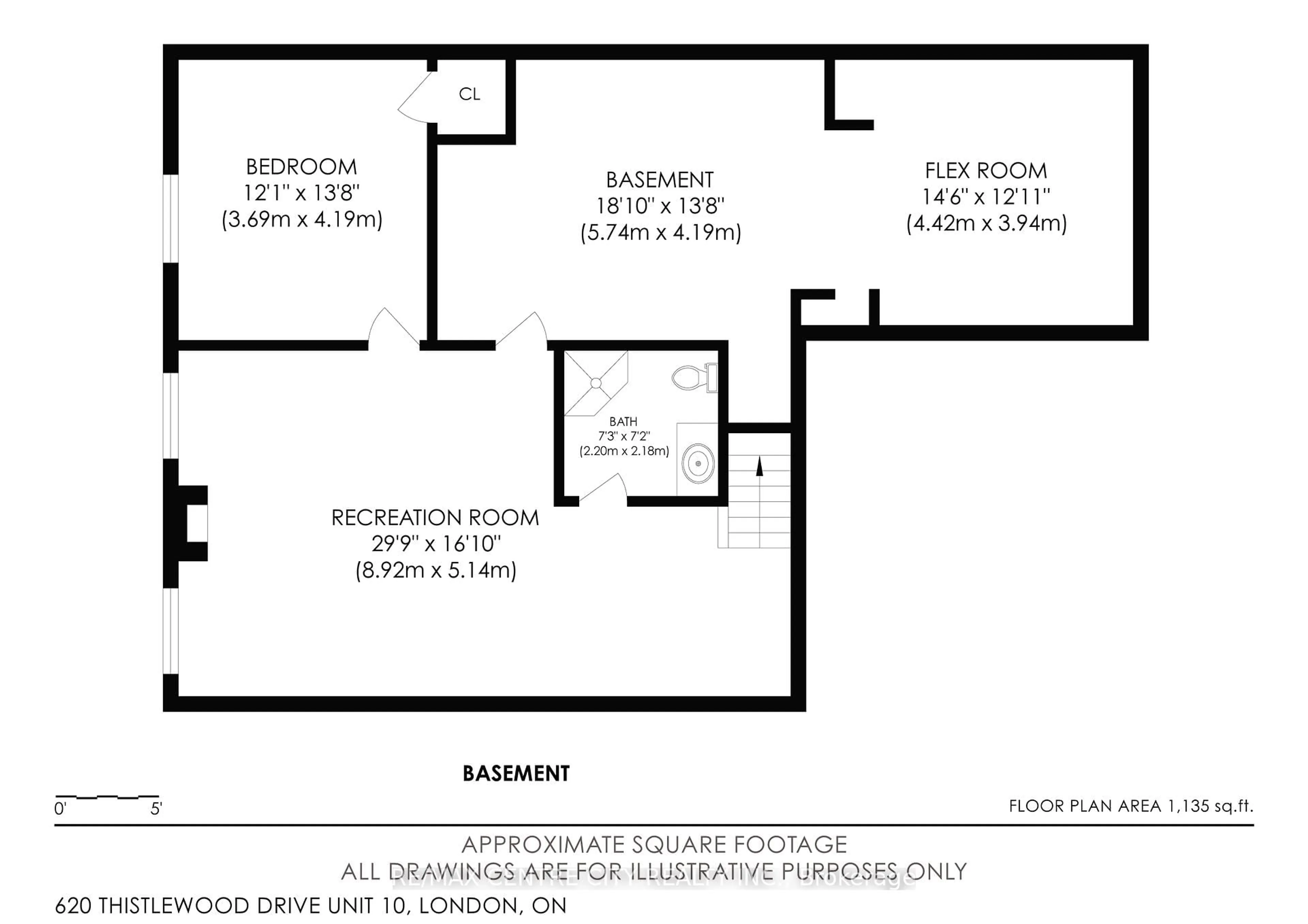 Floor plan for 620 Thistlewood Dr #10, London North Ontario N5X 0A9