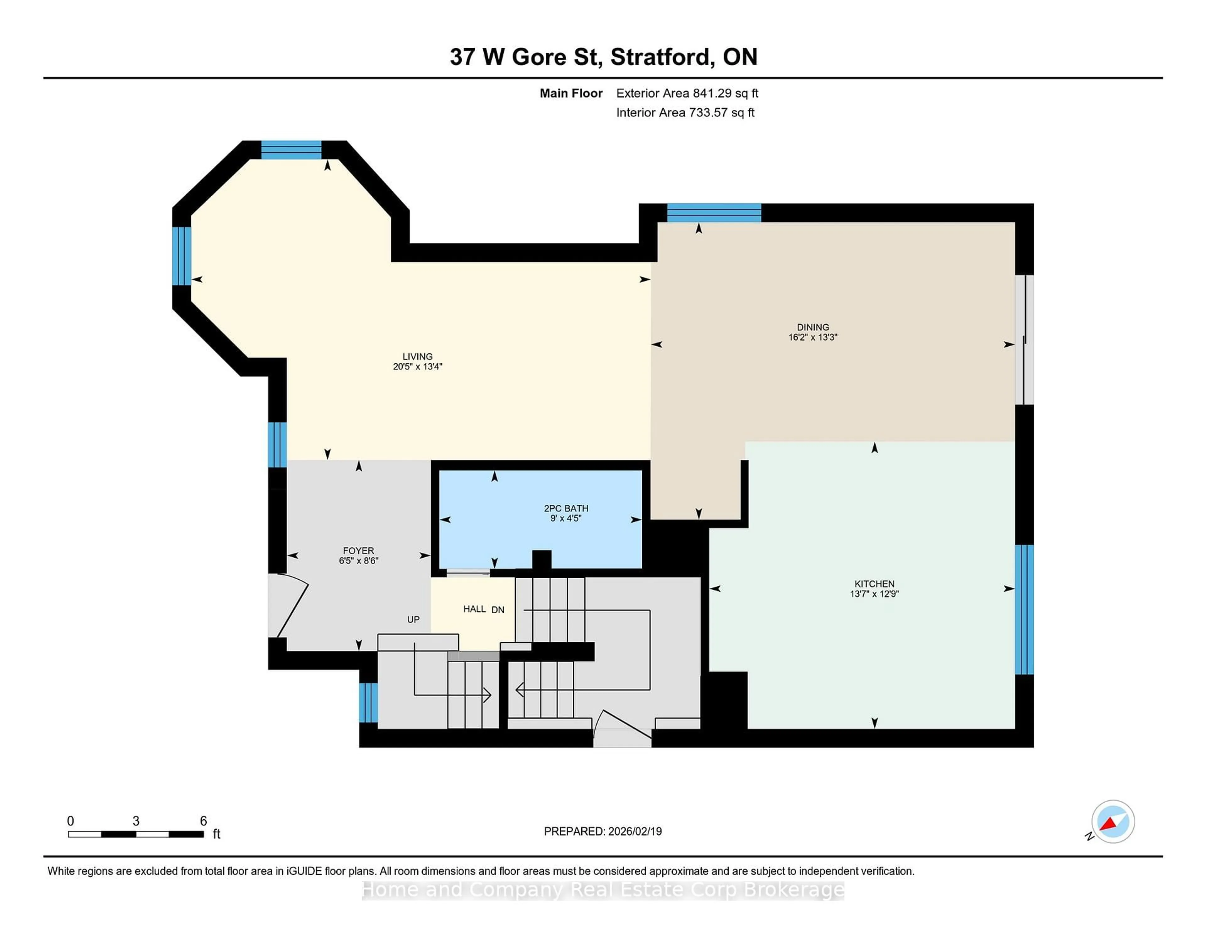 Floor plan for 37 West Gore St, Stratford Ontario N5A 1J9