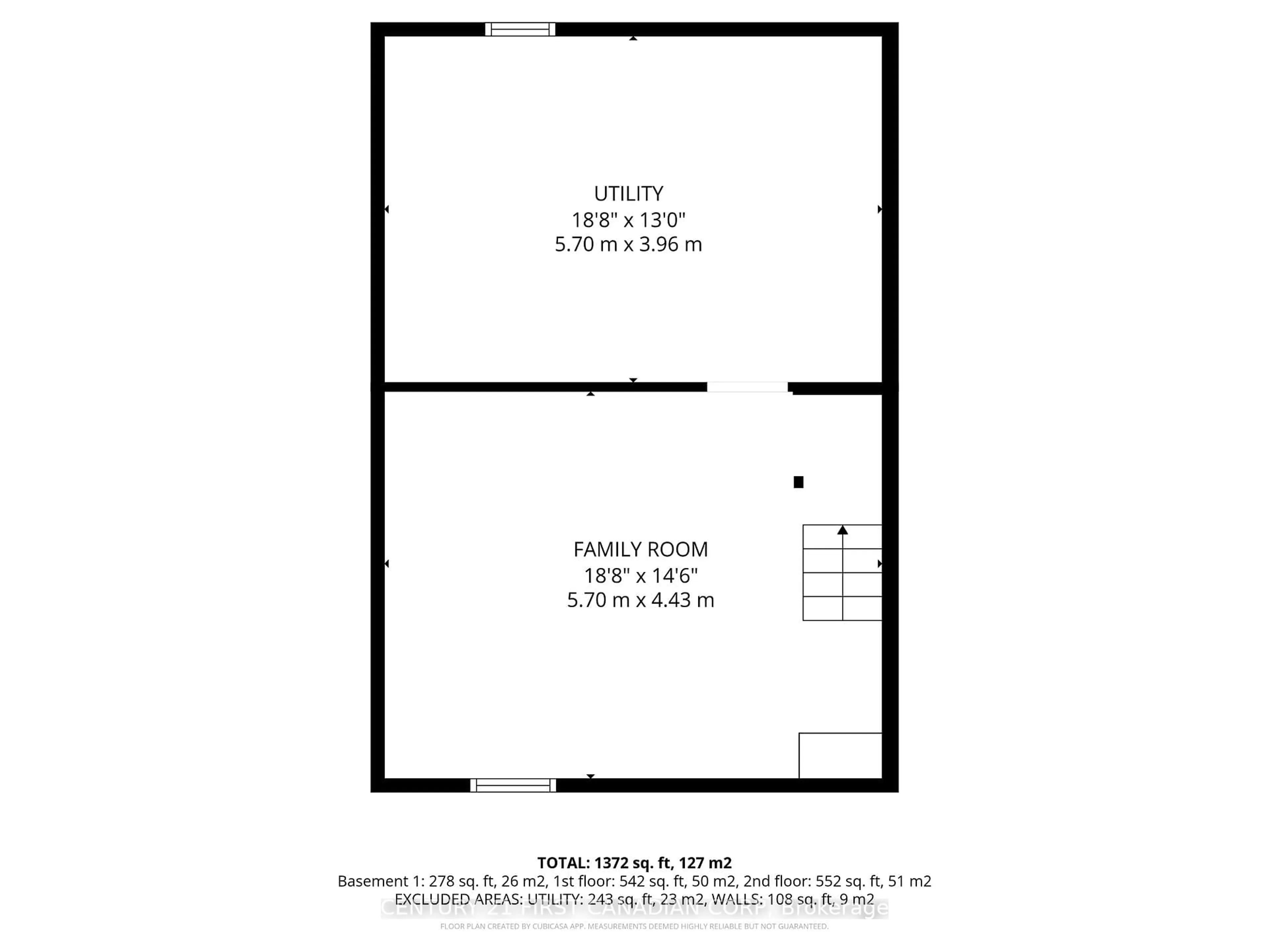 Floor plan for 217 Martinet Ave #44, London East Ontario N5V 4P5
