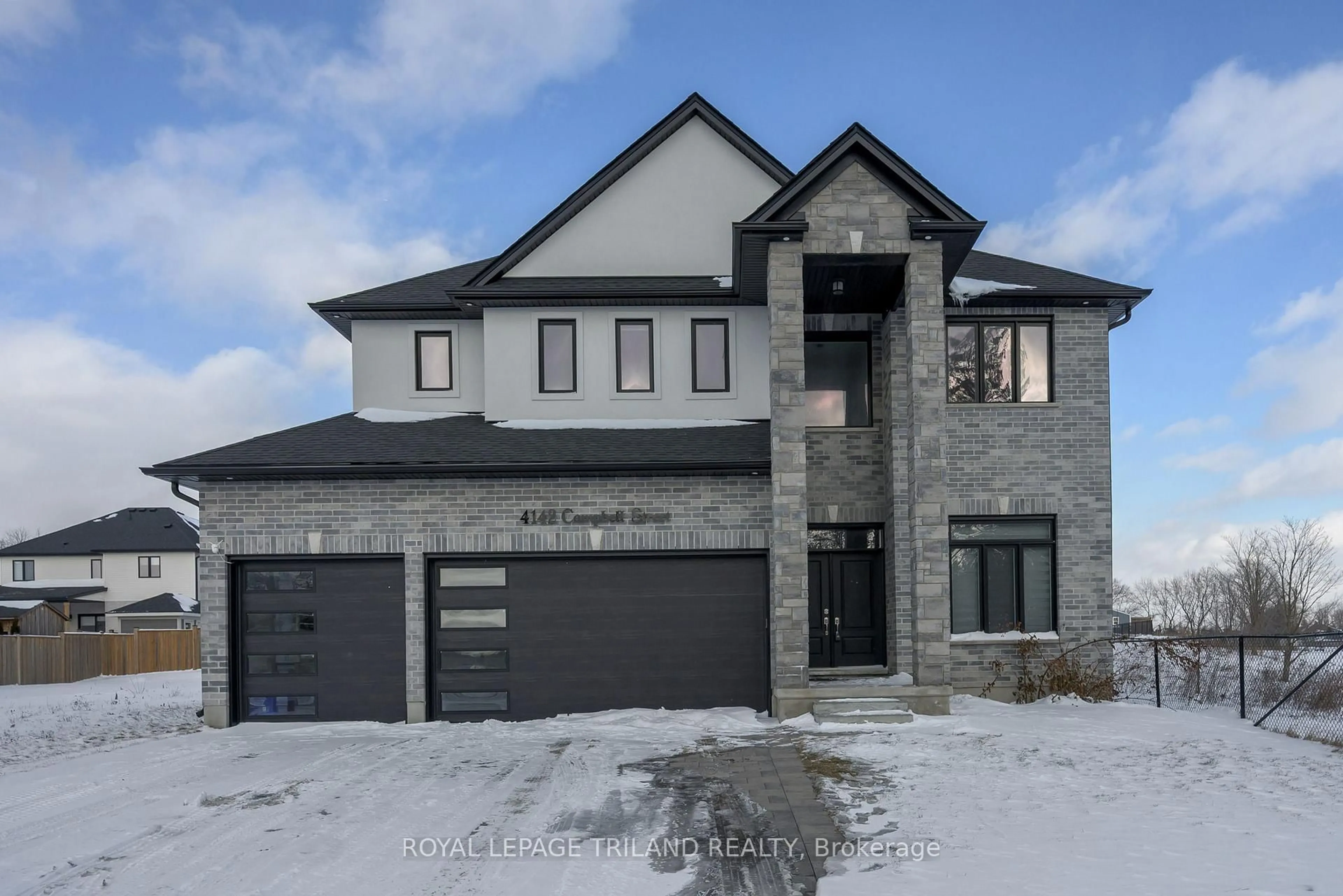 Home with brick exterior material, street for 4142 Campbell St, London South Ontario N6P 0H5