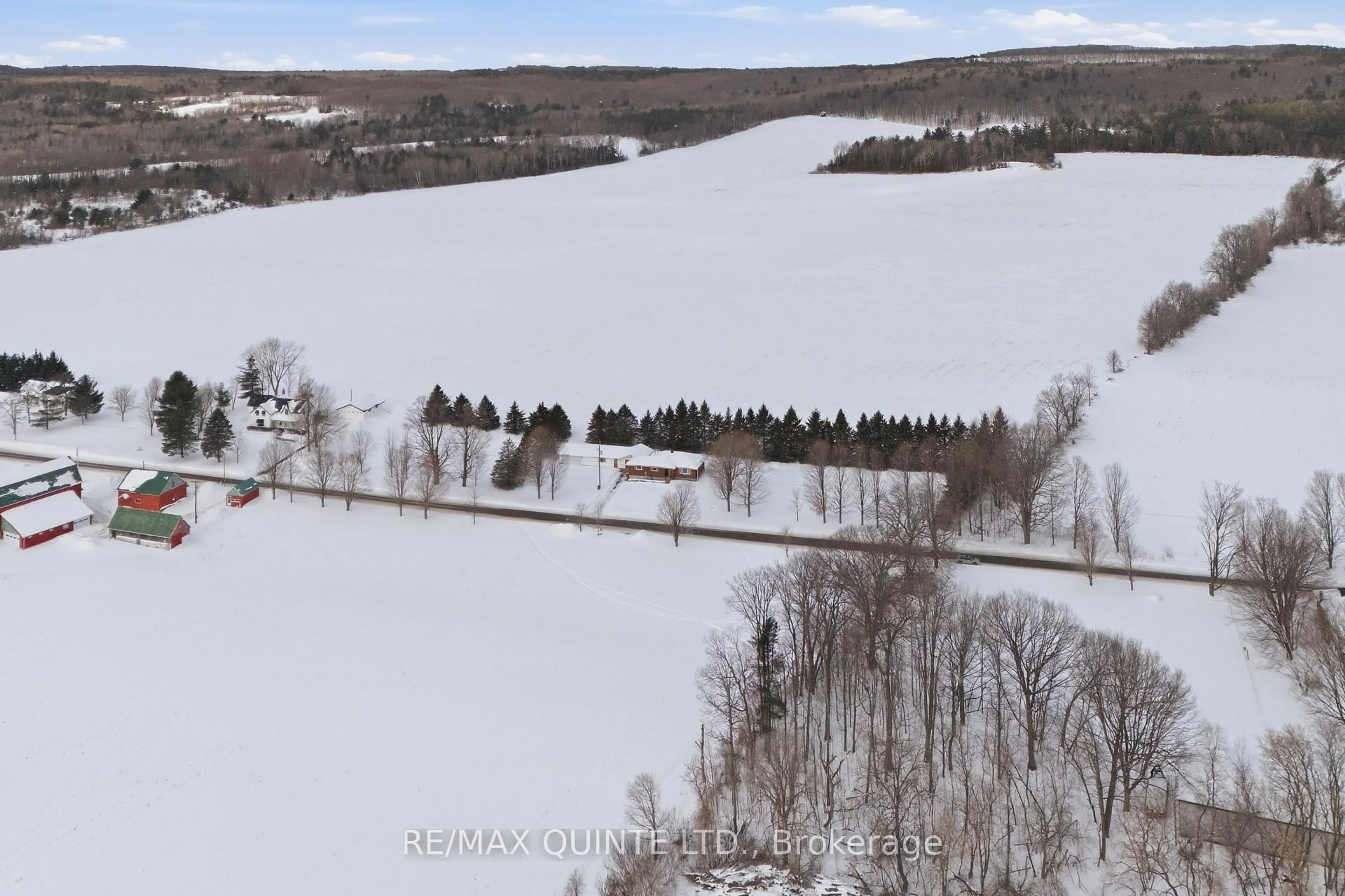 A pic from outside/outdoor area/front of a property/back of a property/a pic from drone, forest/trees view for 654 Fish & Game Club Rd, Hastings Ontario K0K 2C0