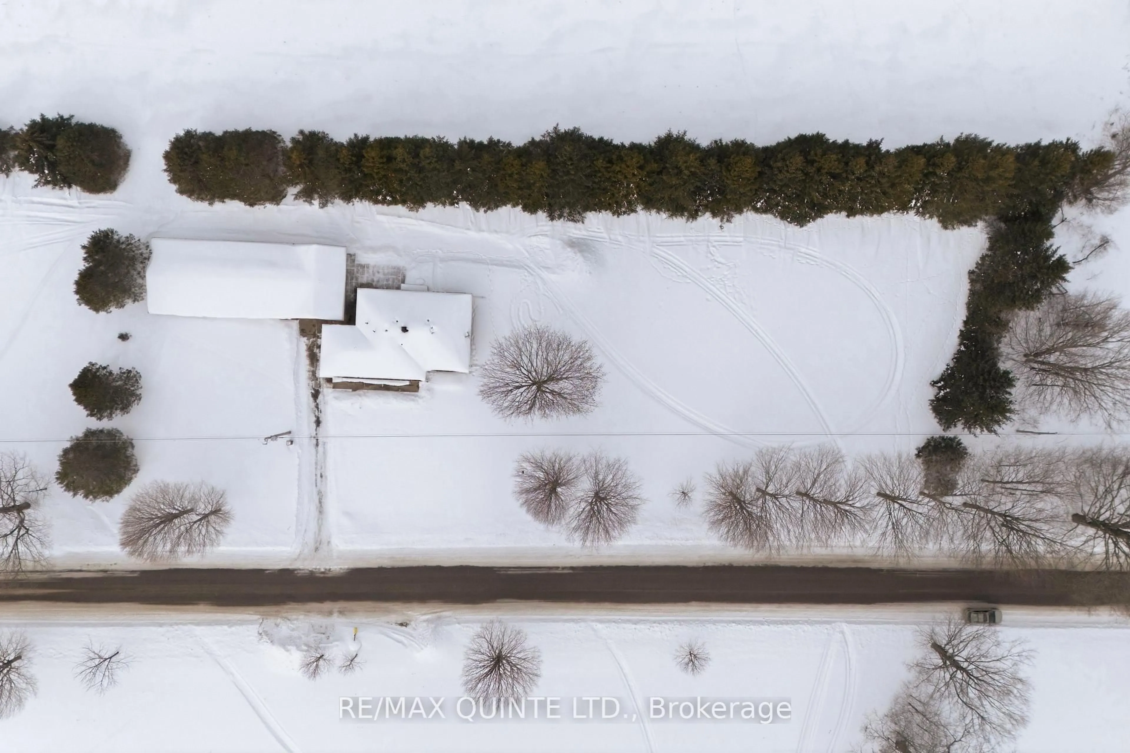 A pic from outside/outdoor area/front of a property/back of a property/a pic from drone, street for 654 Fish & Game Club Rd, Hastings Ontario K0K 2C0