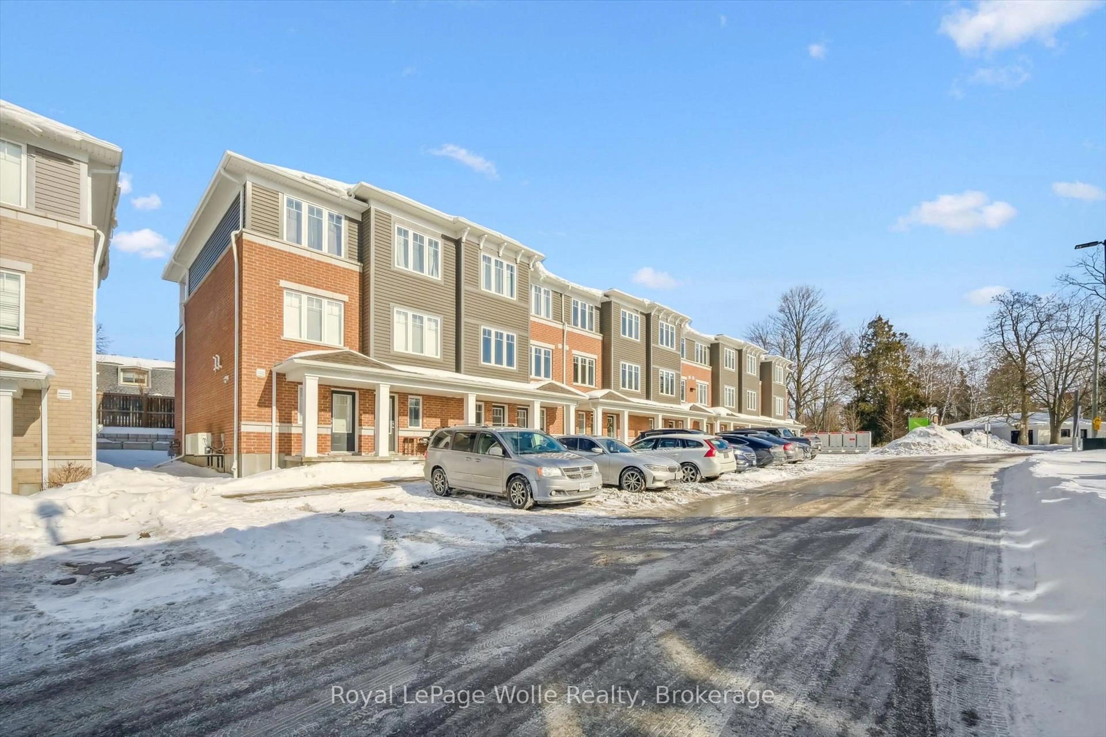 A pic from outside/outdoor area/front of a property/back of a property/a pic from drone, street for 24 Morrison Rd #10D, Kitchener Ontario N2A 2W7