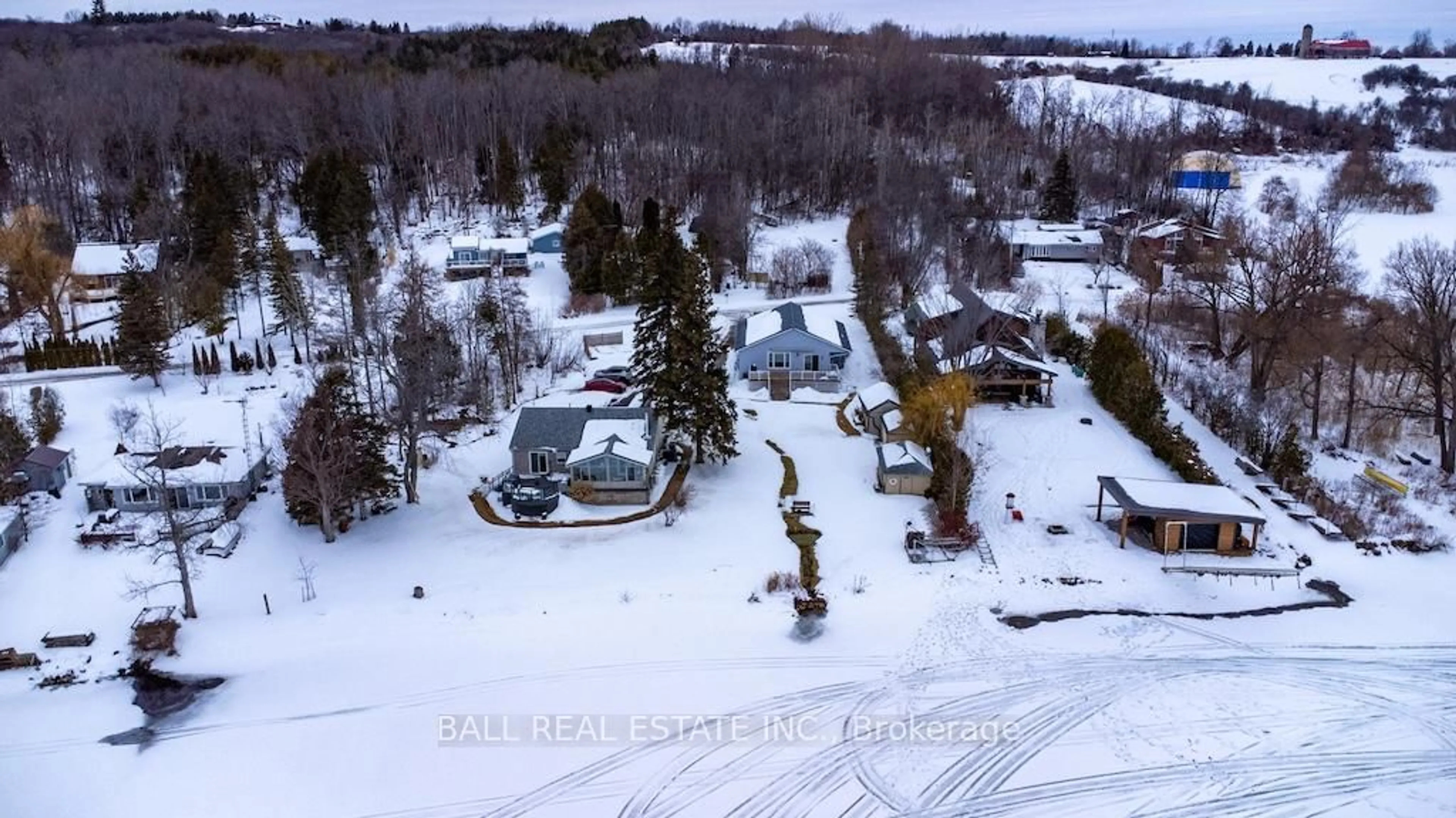 A pic from outside/outdoor area/front of a property/back of a property/a pic from drone, unknown for 689 North Shore Dr, Otonabee-South Monaghan Ontario K0L 1B0