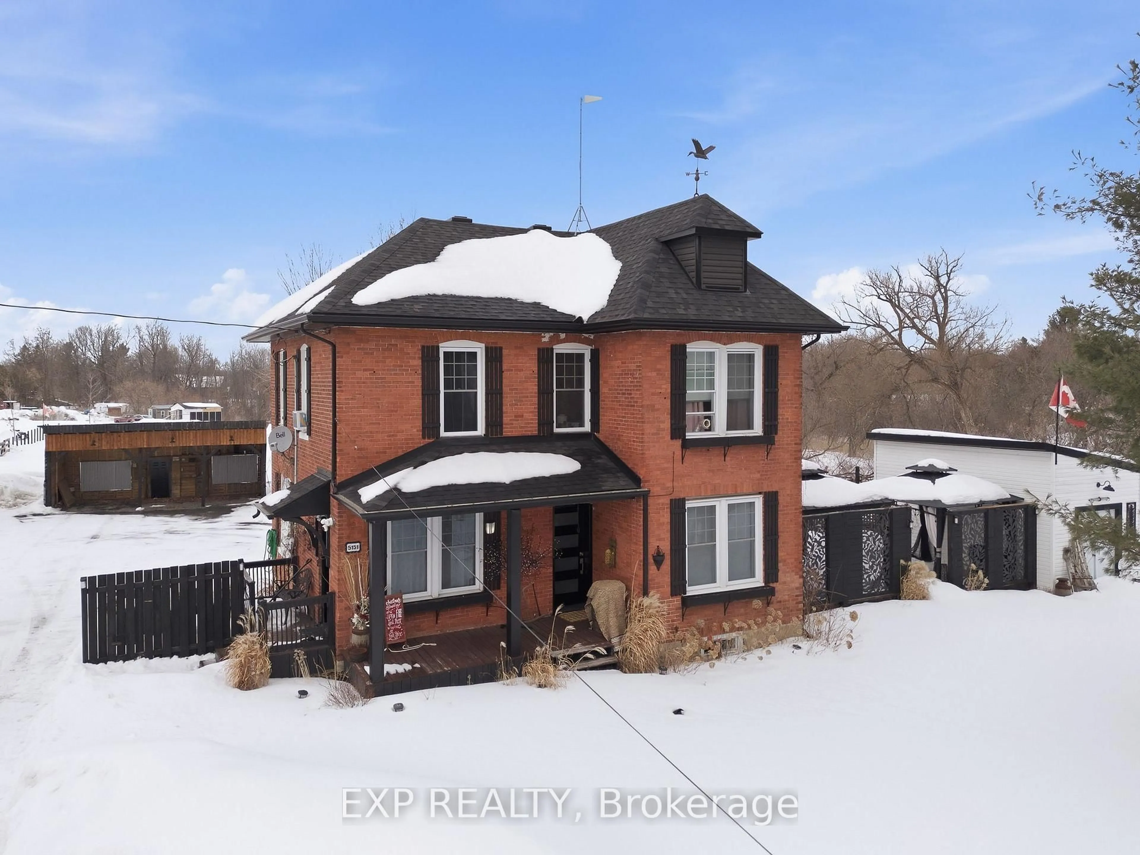 A pic from outside/outdoor area/front of a property/back of a property/a pic from drone, building for 5151 County 10 Rd, The Nation Ontario K0B 1G0