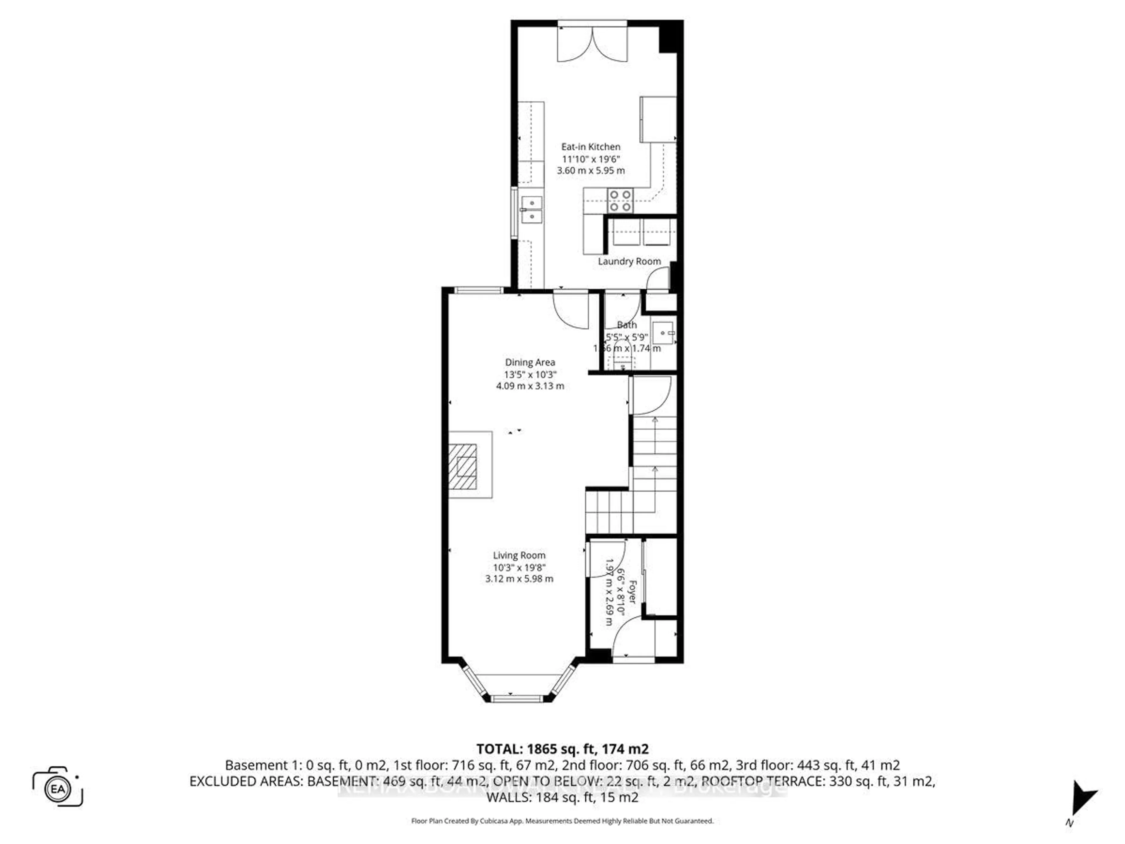 Floor plan for 32 Waverley St, Ottawa Ontario K2P 0T9