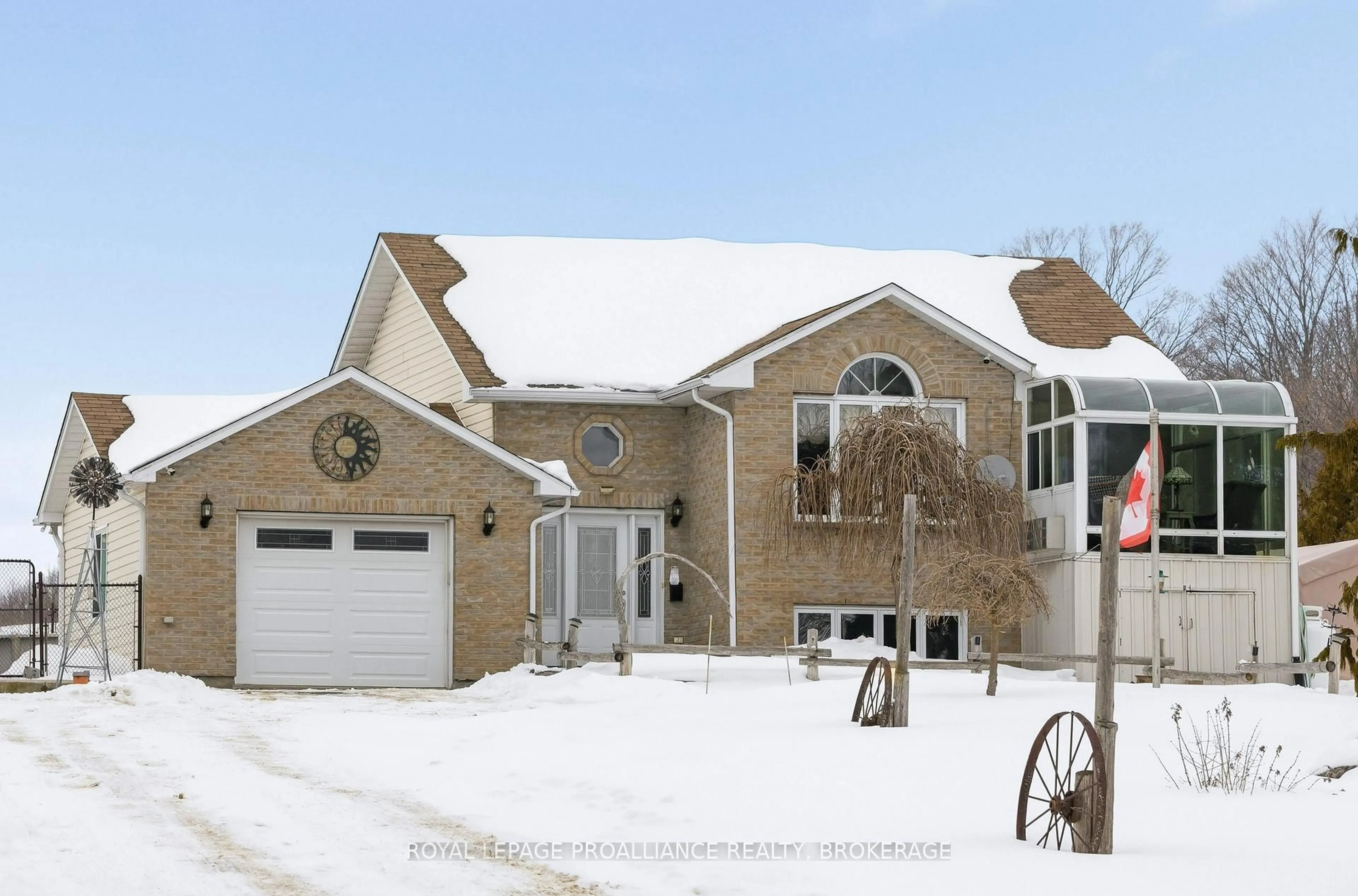 Home with brick exterior material, street for 270 Mount Chesney Rd, Inverary Ontario K0H 1X0