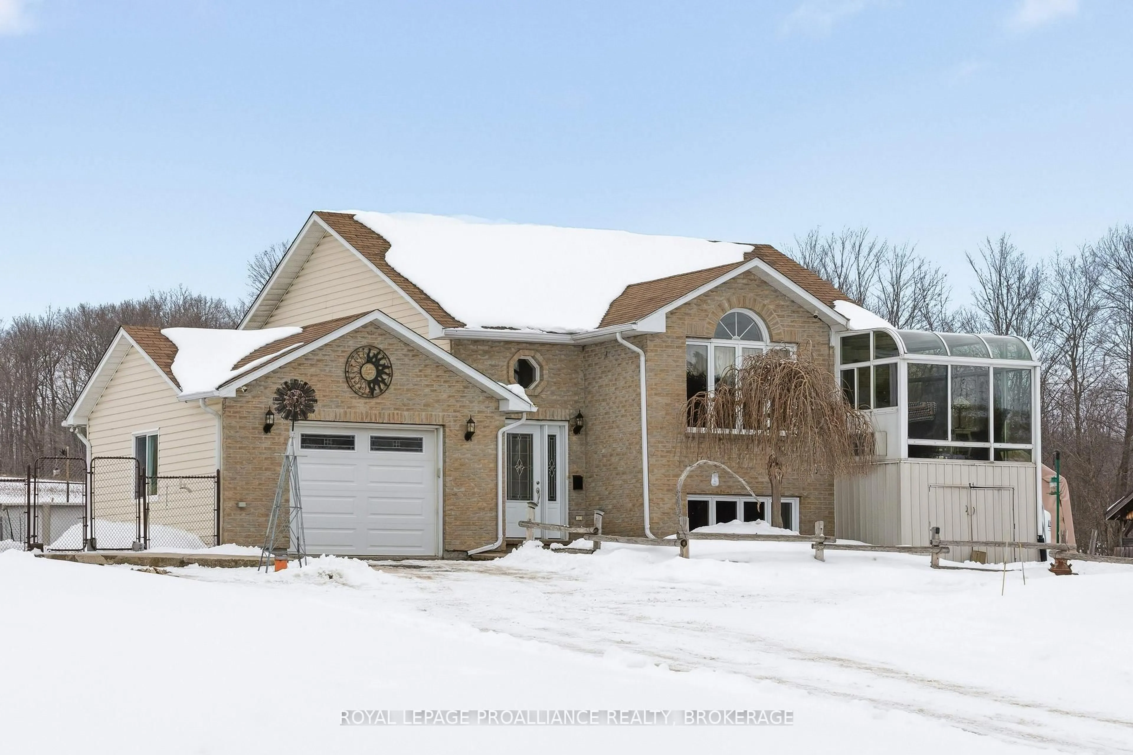 Home with brick exterior material, street for 270 Mount Chesney Rd, Inverary Ontario K0H 1X0