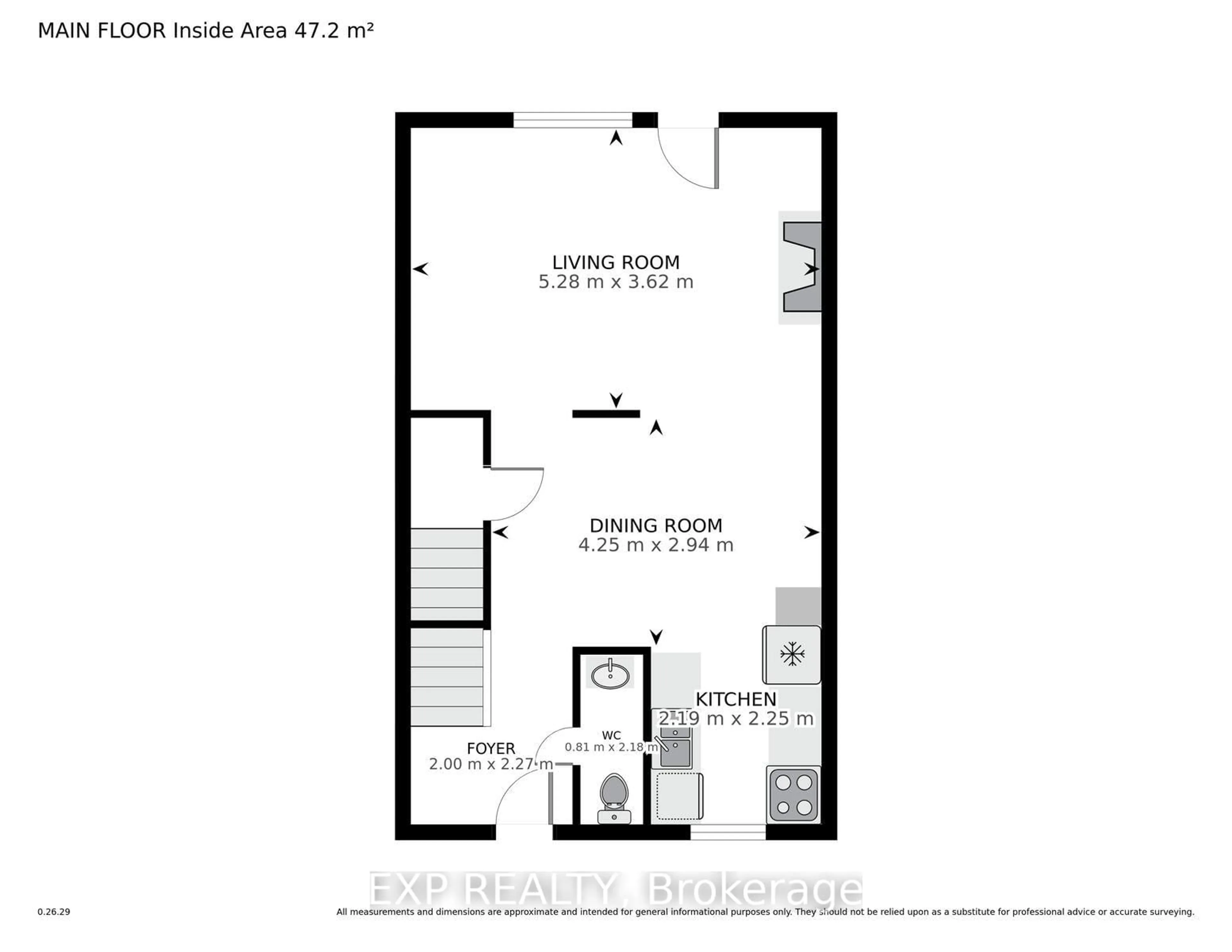 Floor plan for 166 Southdale Rd #152, London South Ontario N6J 2J1