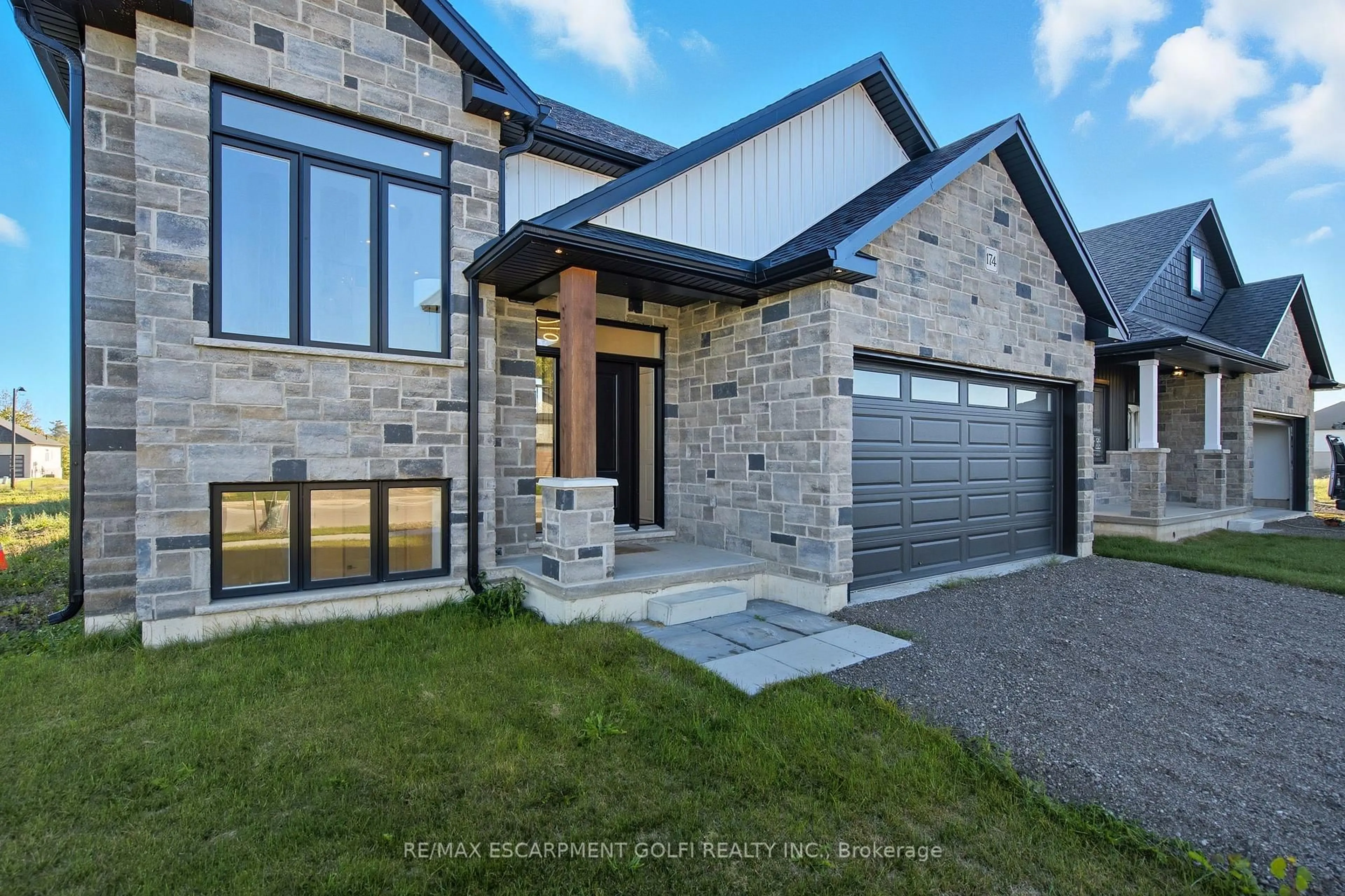 Home with brick exterior material, street for 174 Pike Creek Dr, Haldimand Ontario N0A 1E0