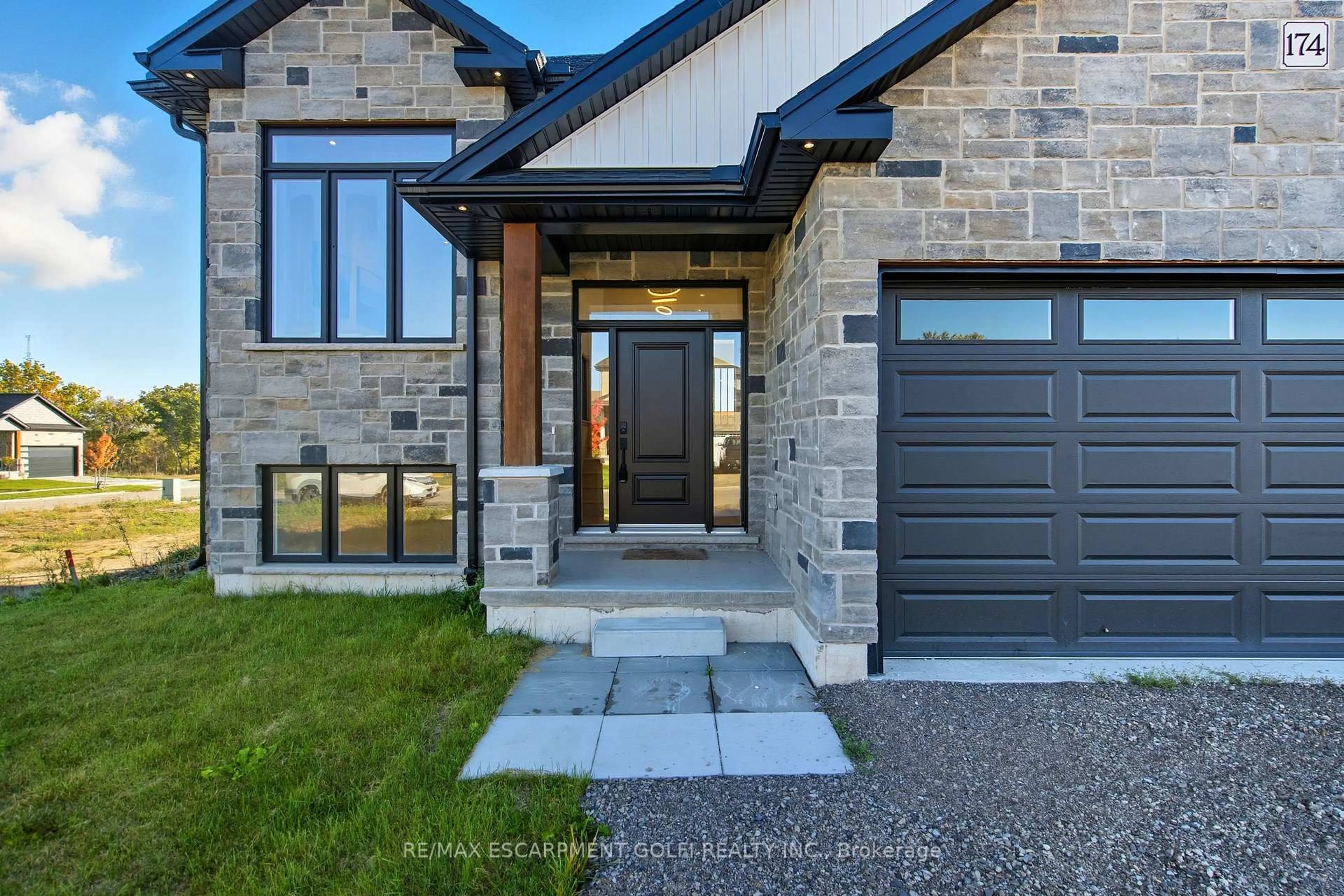 Home with brick exterior material, street for 174 Pike Creek Dr, Haldimand Ontario N0A 1E0