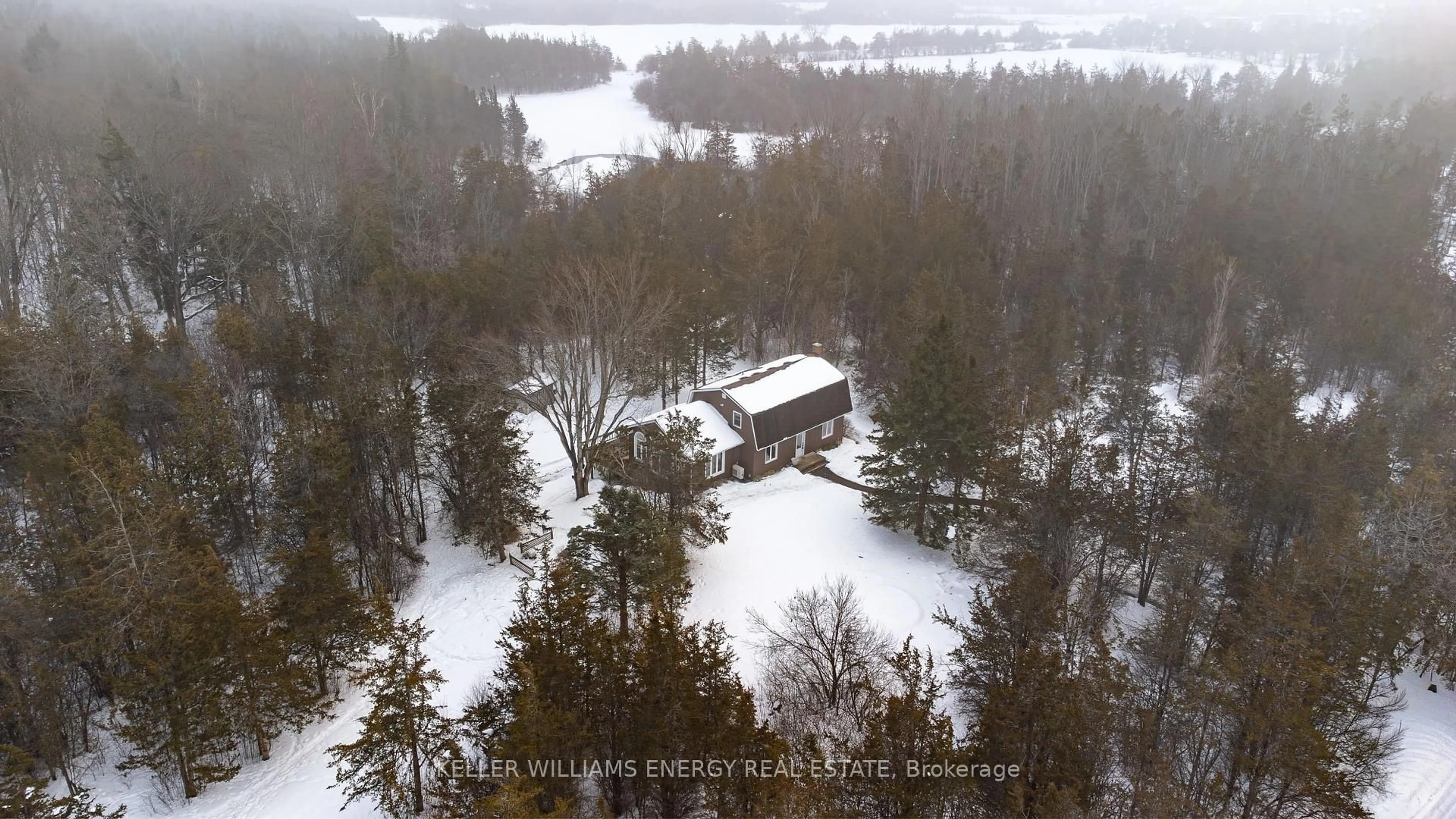A pic from outside/outdoor area/front of a property/back of a property/a pic from drone, water/lake/river/ocean view for 108 Dutch Rd, Prince Edward County Ontario K0K 1T0
