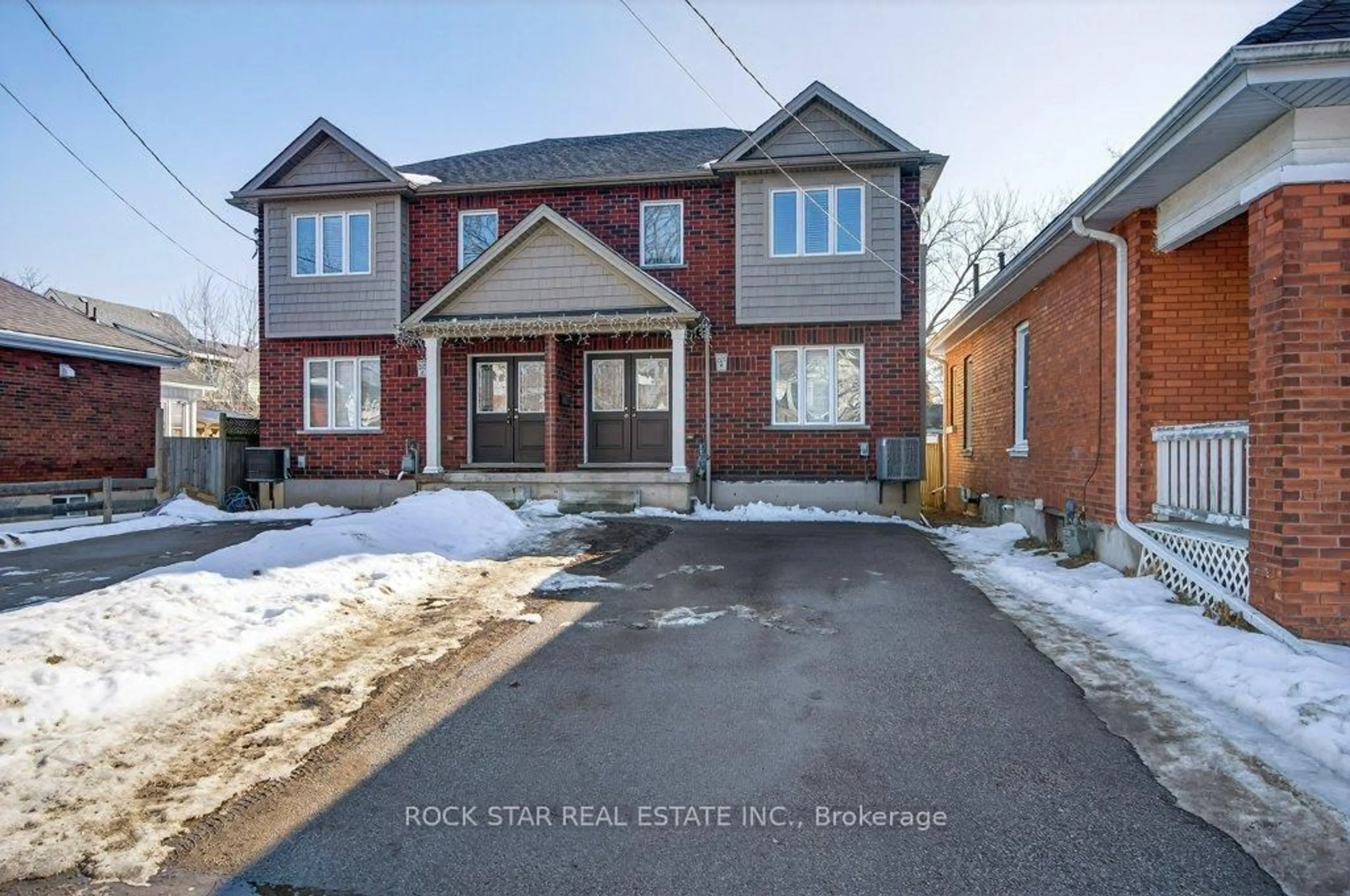 Home with brick exterior material, street for 205B Marlborough St, Brantford Ontario N3S 4T2