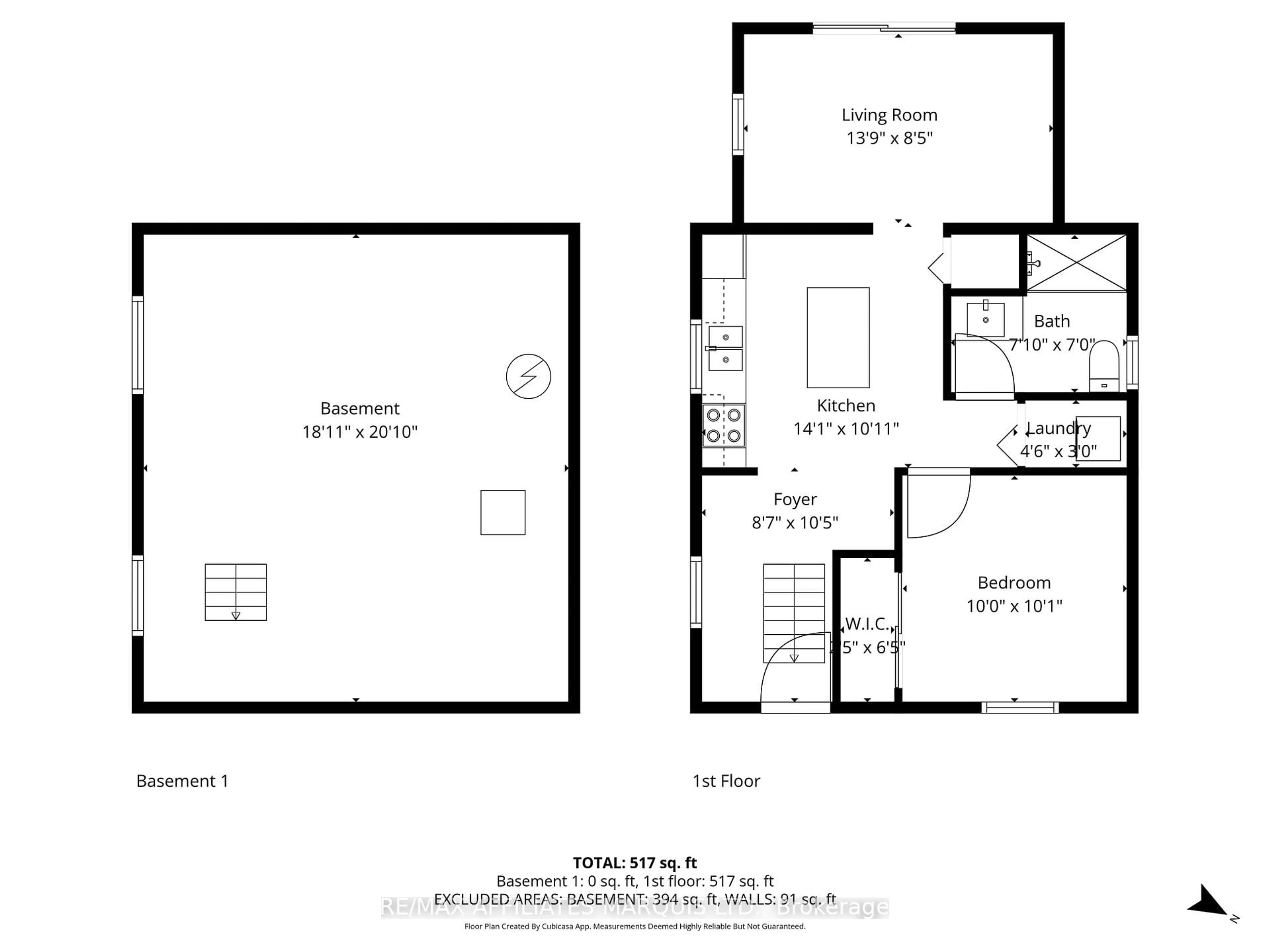 Floor plan for 1234 Notre Dame St, Cornwall Ontario K6J 4Y6