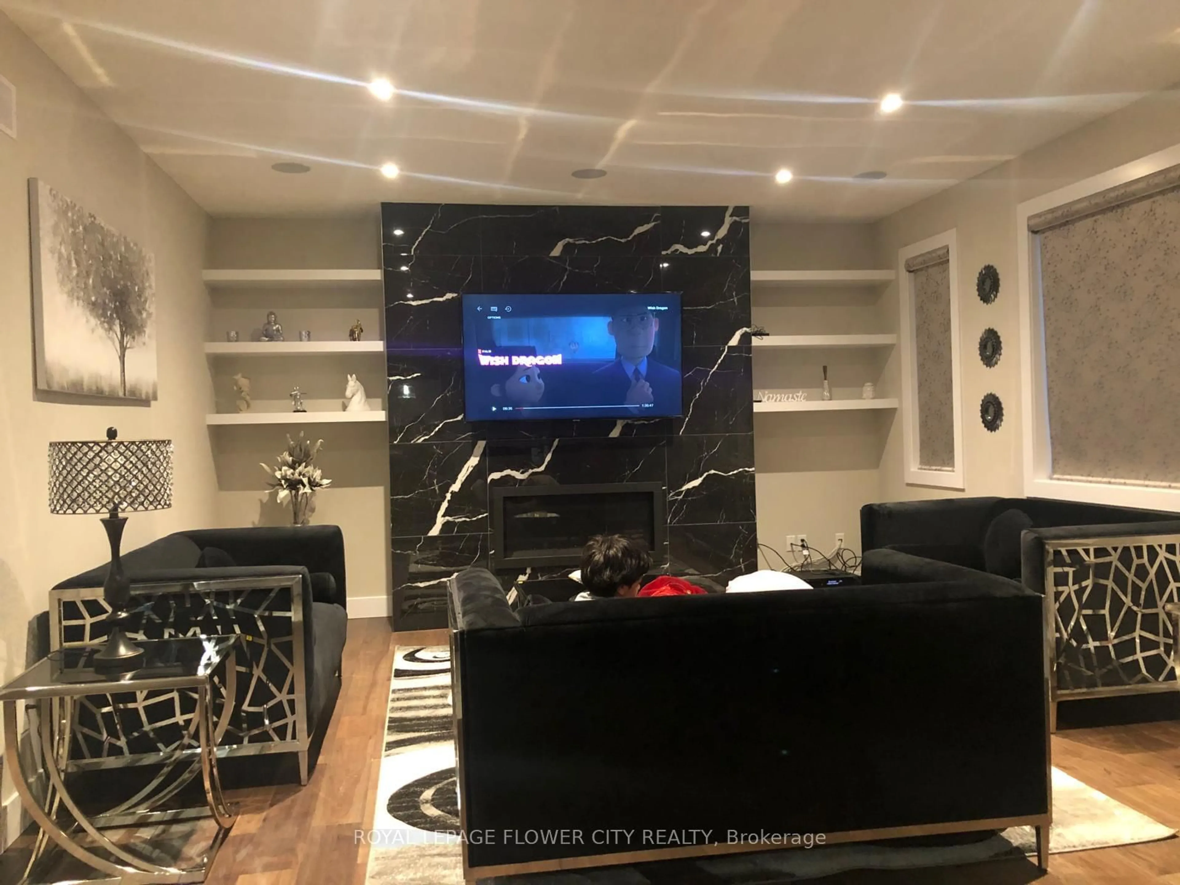 Home theater for 3460 Brushland Cres, London South Ontario N6P 1P6