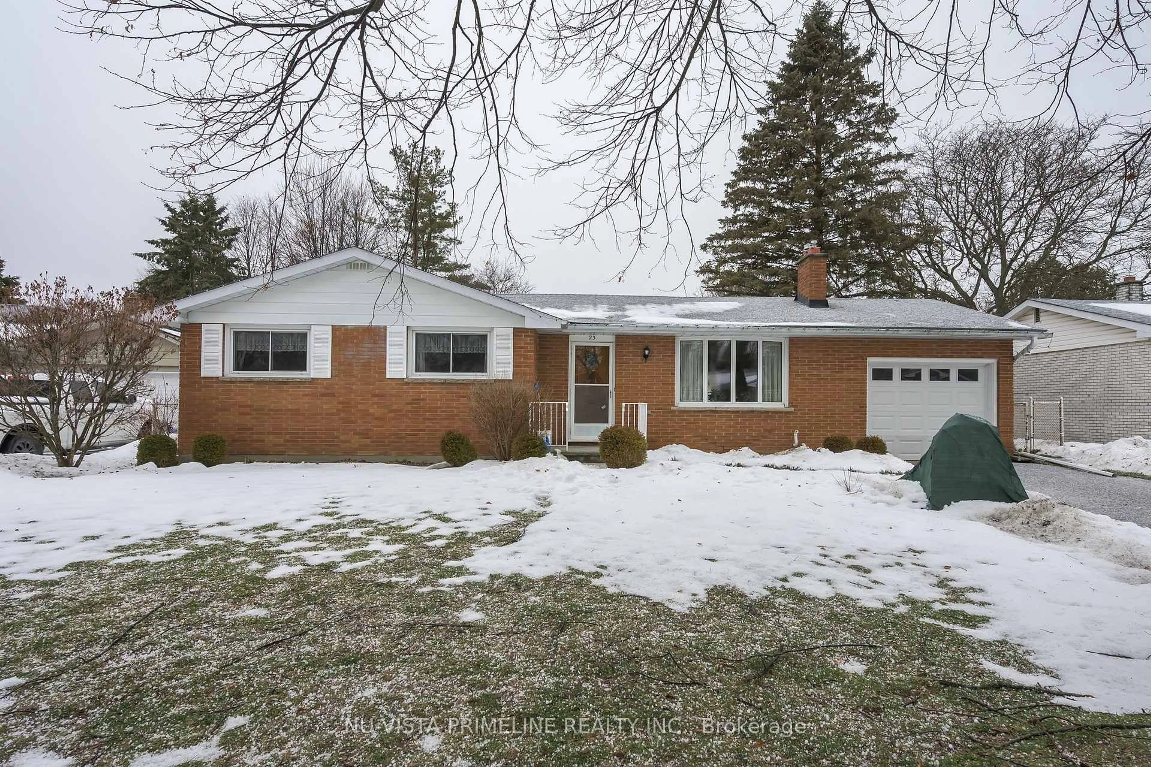 Home with brick exterior material, street for 23 Roland Lane, London North Ontario N5X 1E9