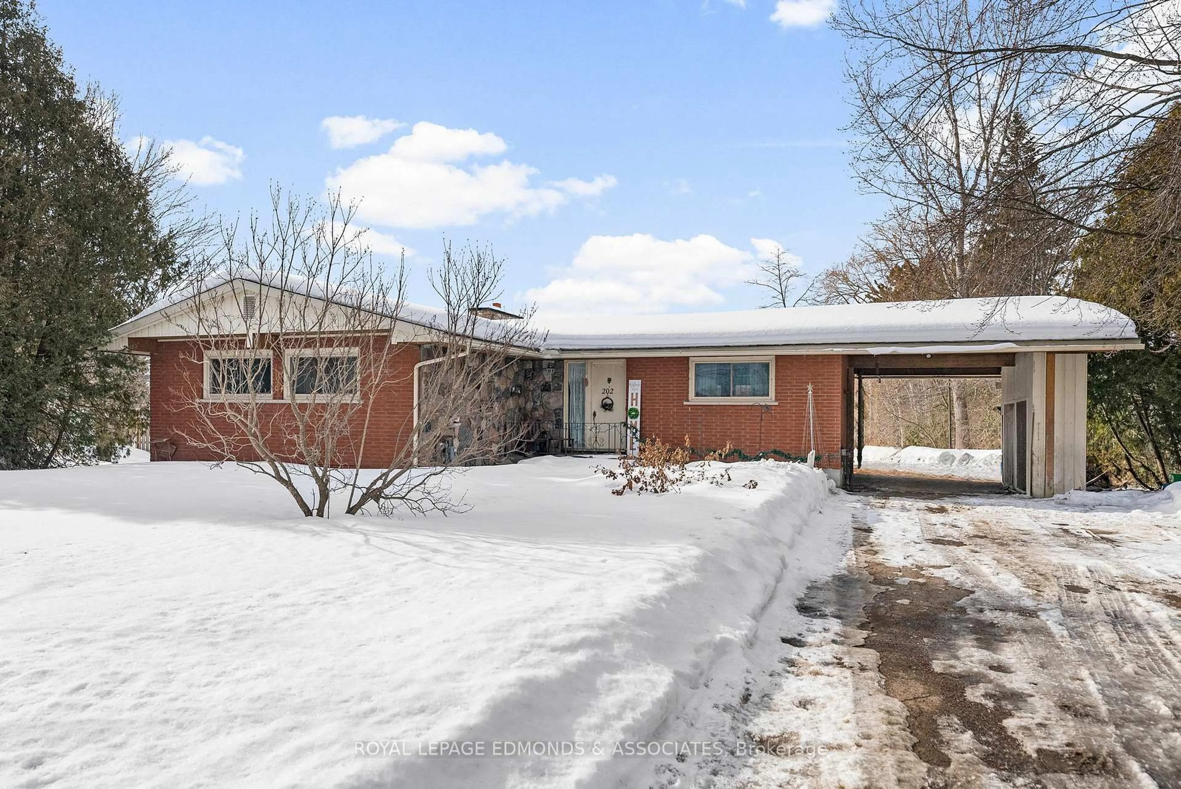 Home with brick exterior material, street for 202 Mud Lake Rd, Pembroke Ontario K8A 6W4