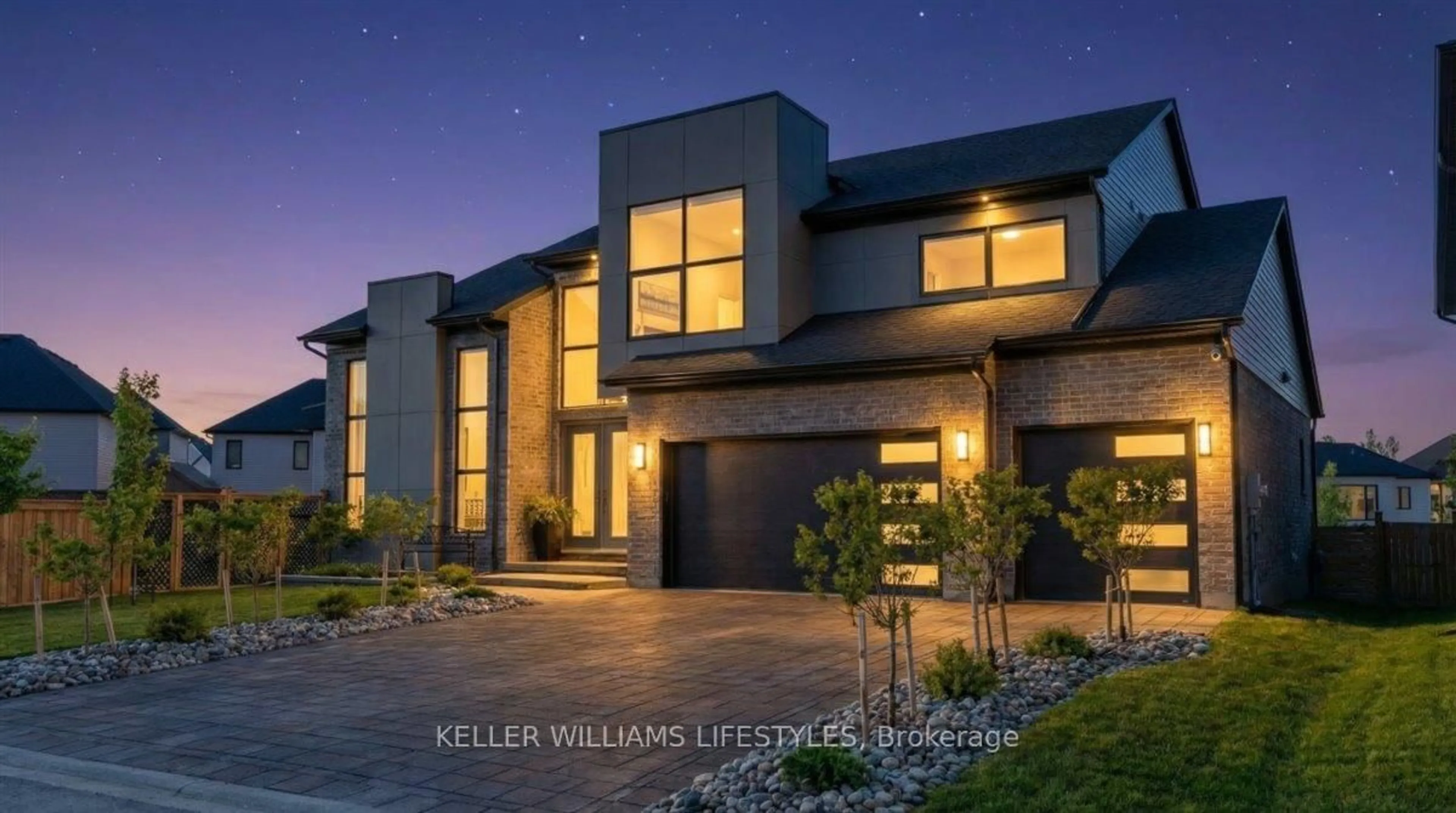 Home with brick exterior material, street for 21 Locky Lane, Middlesex Centre Ontario N0L 1R0