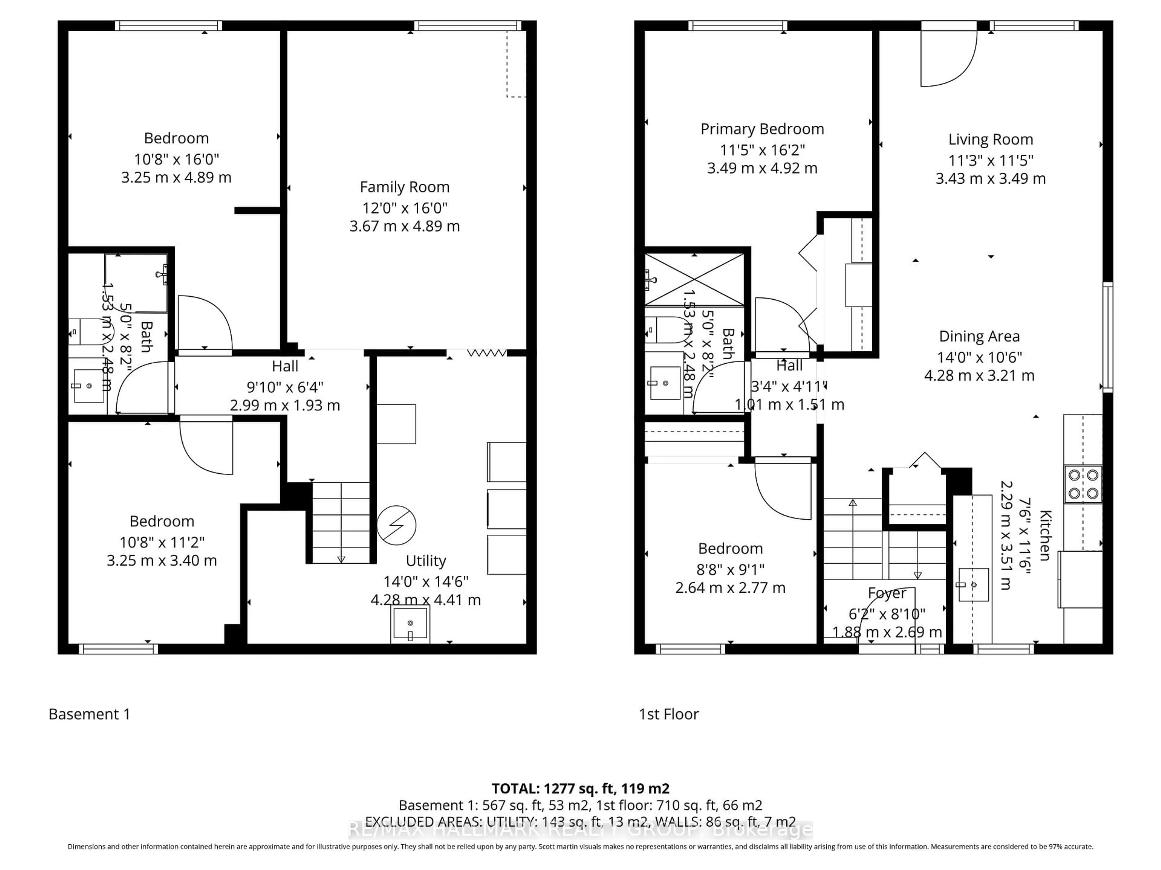 Floor plan for 24 Binscarth Cres, Kanata Ontario K2L 1S1