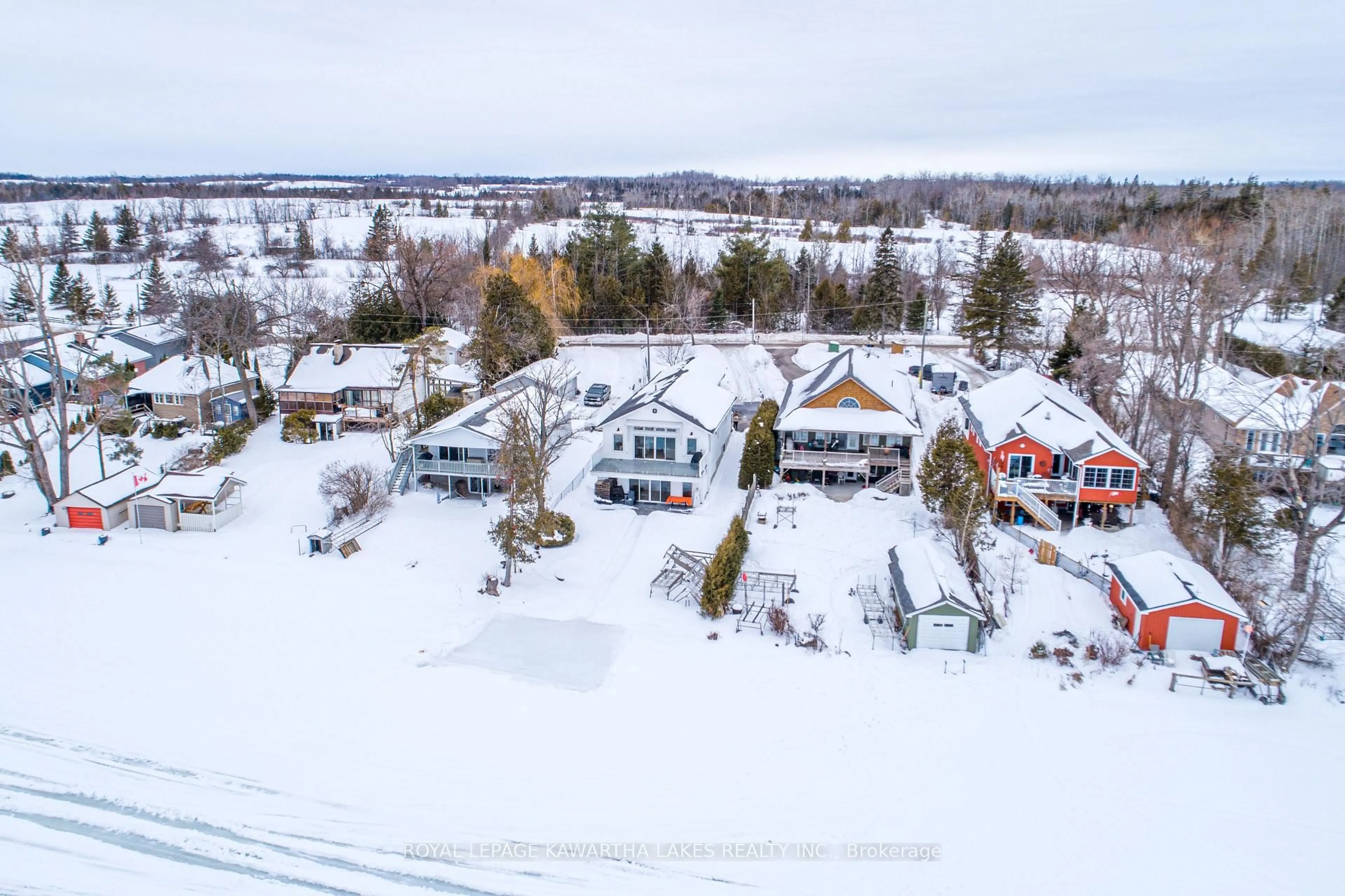 A pic from outside/outdoor area/front of a property/back of a property/a pic from drone, unknown for 57 Admiral Dr, Kawartha Lakes Ontario K0M 1G0