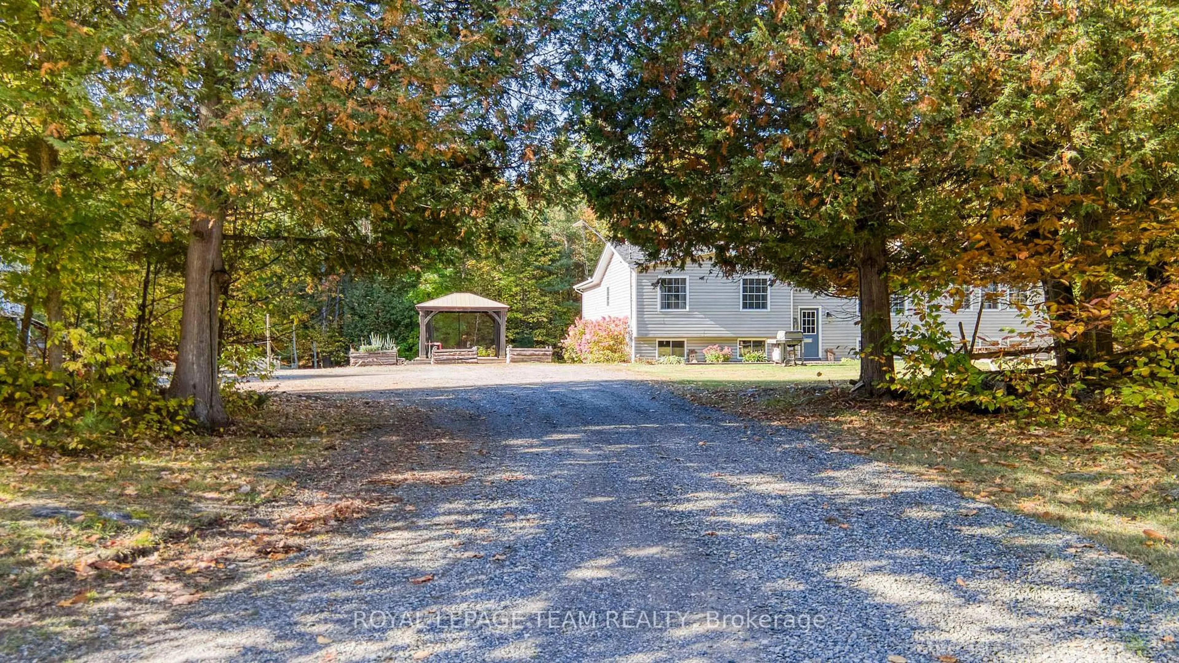A pic from outside/outdoor area/front of a property/back of a property/a pic from drone, street for 2819 Lanark 8c Concession, Clayton Ontario K0A 1P0