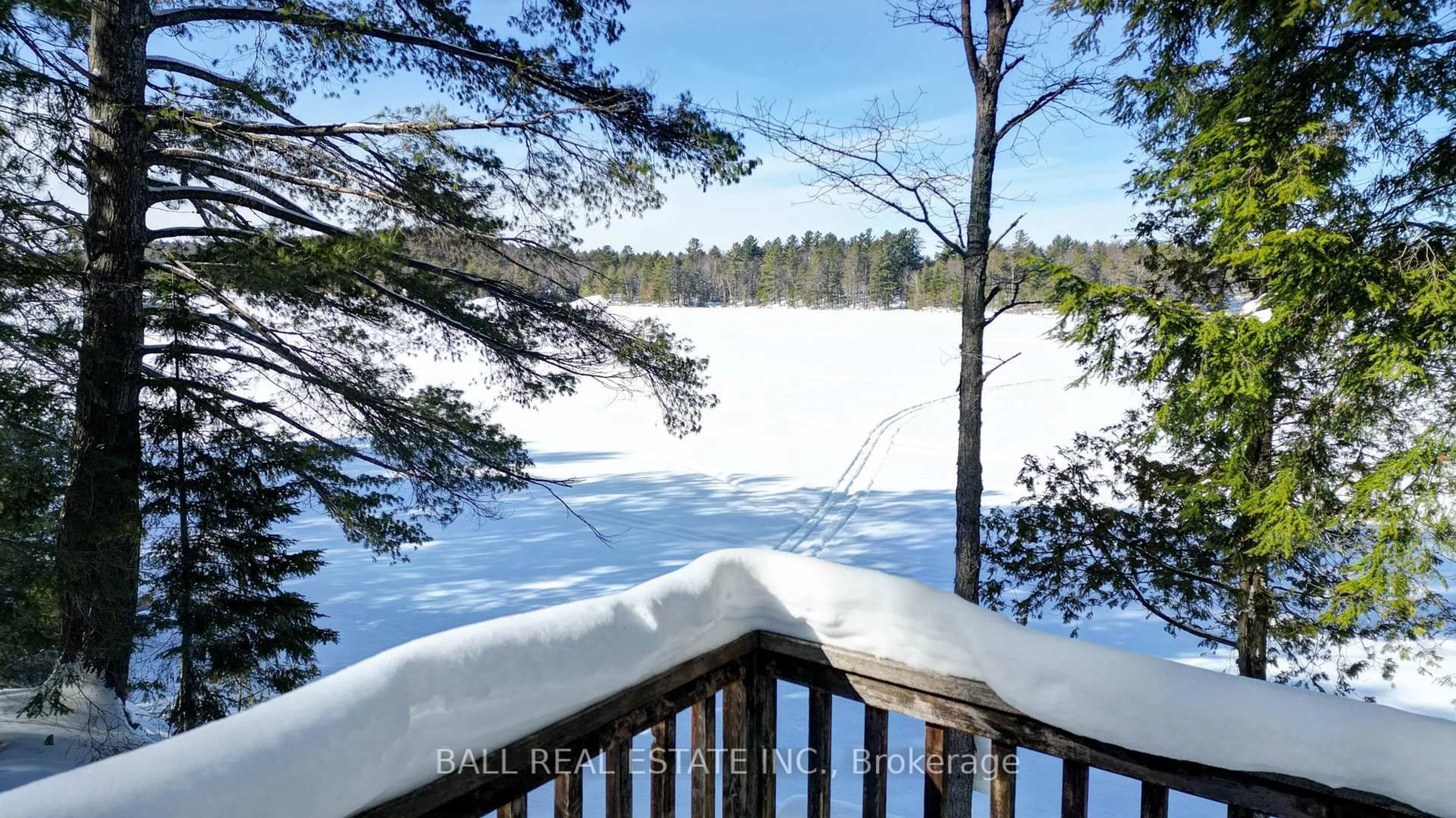 Patio, water/lake/river/ocean view for 619 Weslemkoon Lake, West Bay, Hastings Ontario K0L 1W0