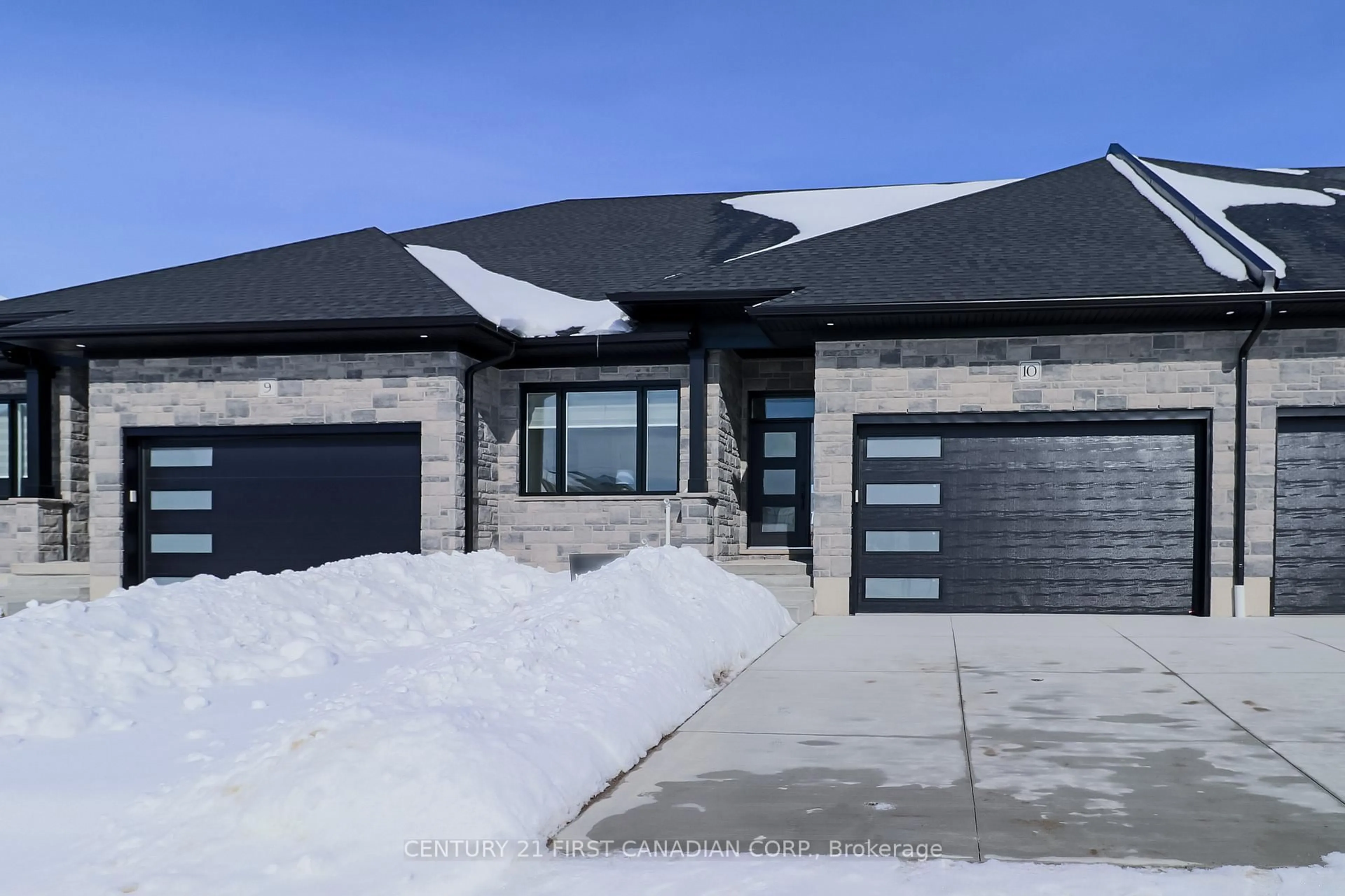 Home with brick exterior material, street for 32 Postma Cres #10, North Middlesex Ontario N0M 1A0