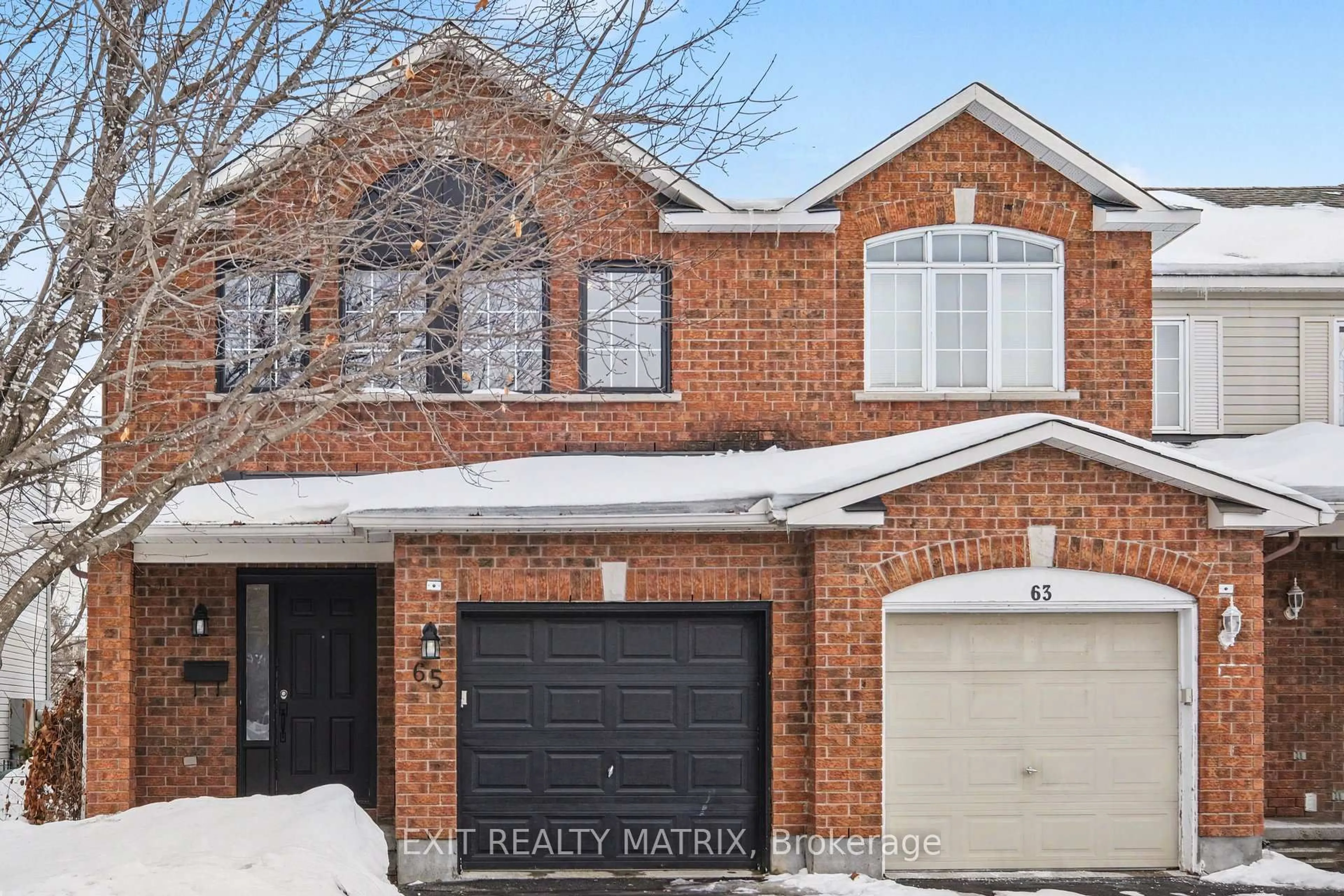 Home with brick exterior material, street for 65 Locheland Cres, Ottawa Ontario K2G 6H2