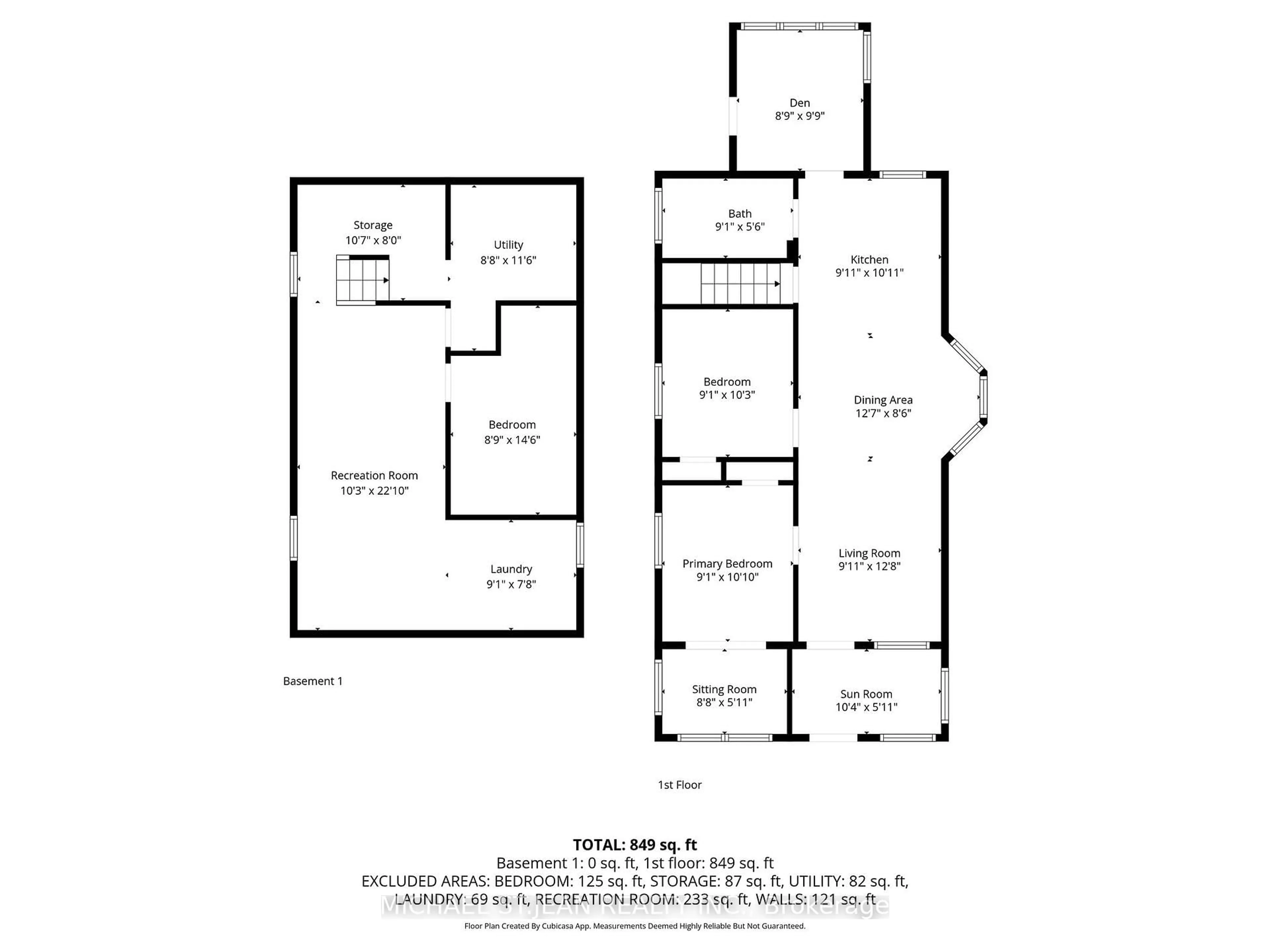 Floor plan for 63 Woodland Ave, St. Catharines Ontario L2R 5R4