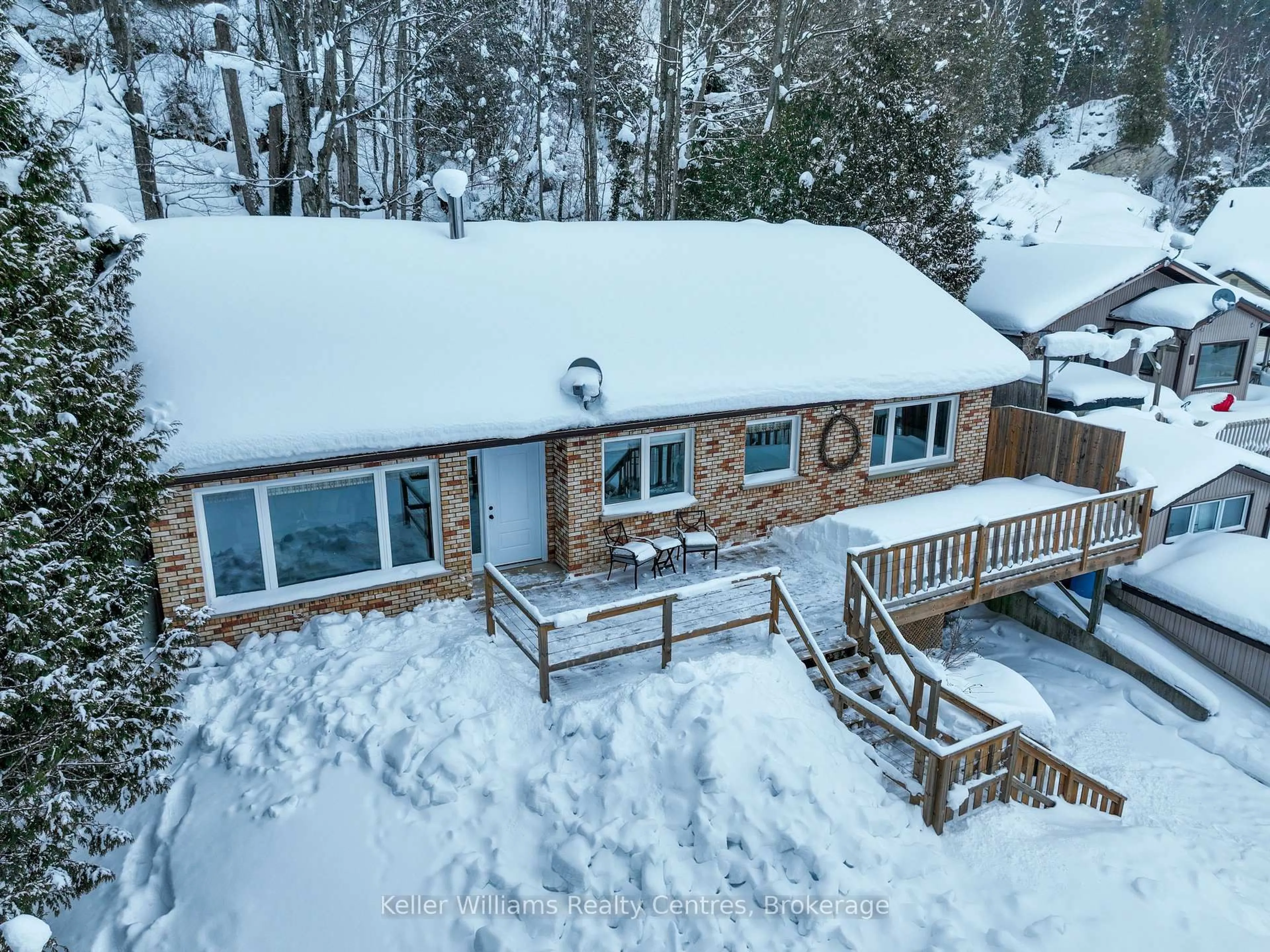 A pic from outside/outdoor area/front of a property/back of a property/a pic from drone, unknown for 121 Mallory Beach Rd, South Bruce Peninsula Ontario N0H 2T0