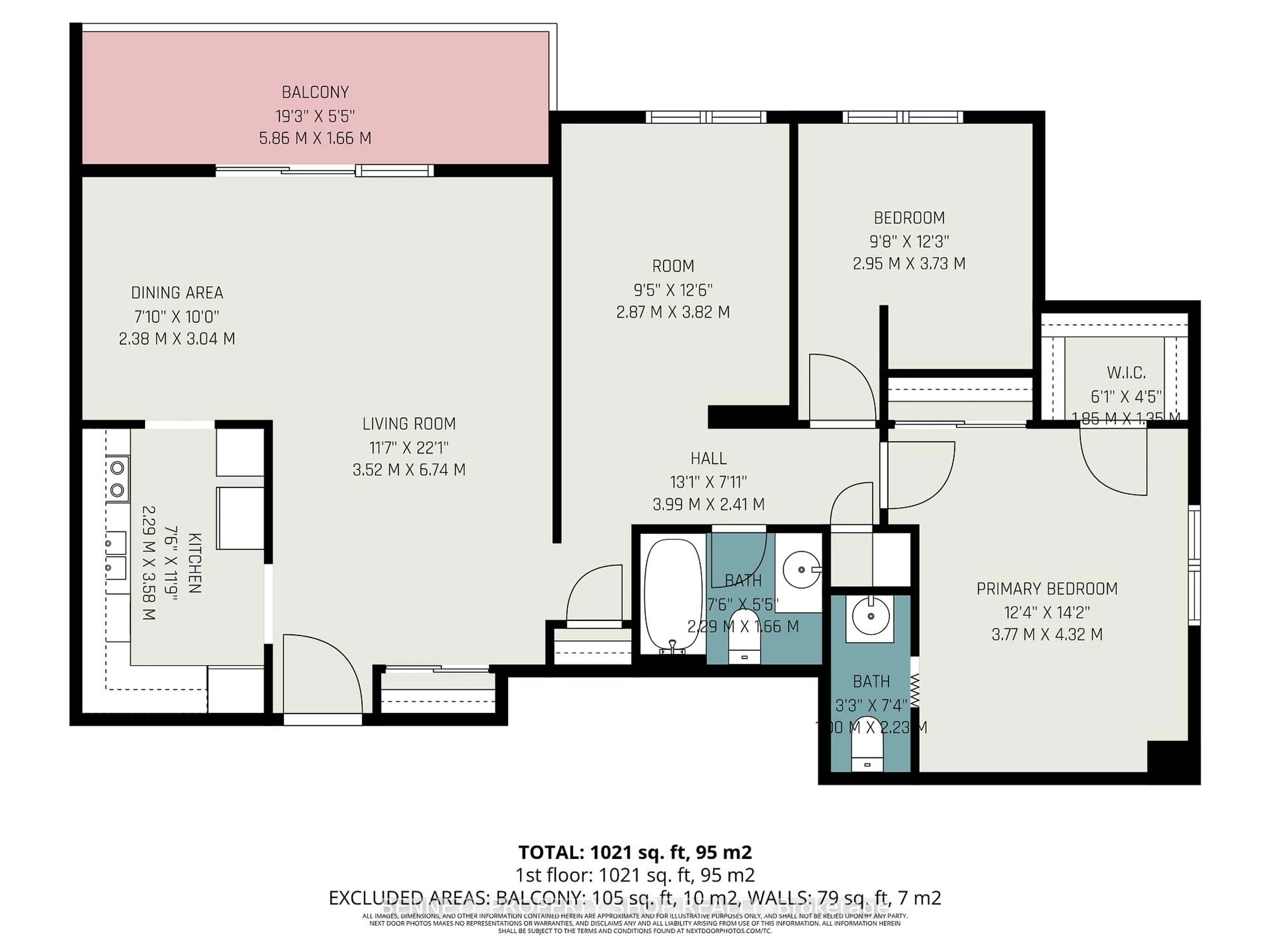 Floor plan for 665 Bathgate Dr #2011, Ottawa Ontario K1K 3Y4