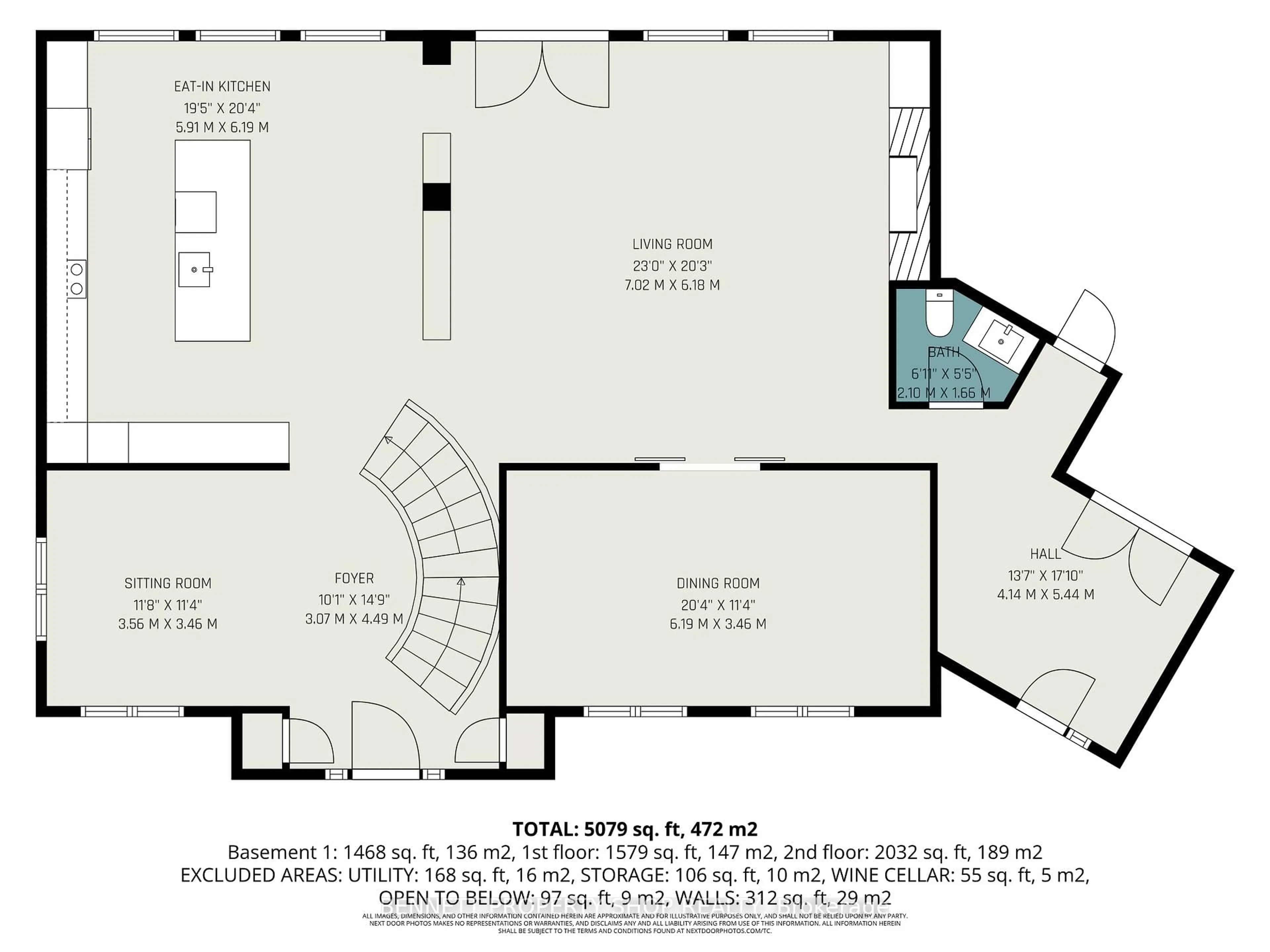 Floor plan for 645 Canary St, Ottawa Ontario K4B 1H3