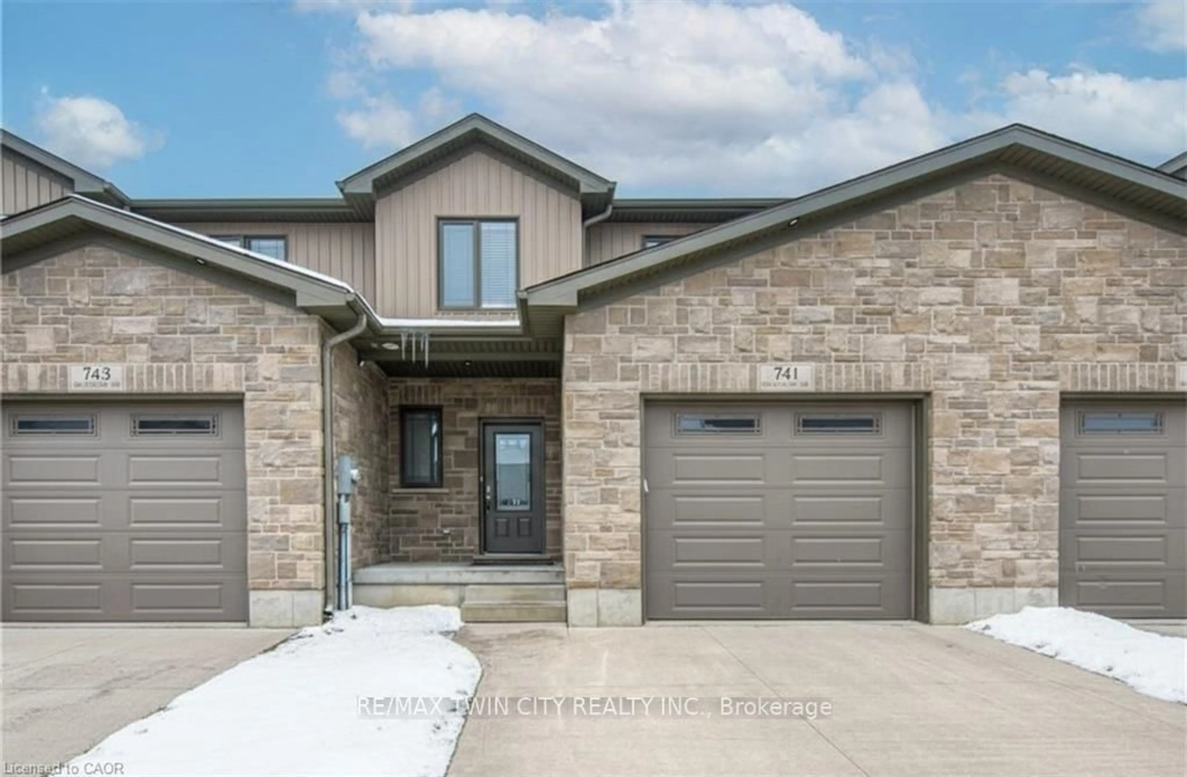 Home with brick exterior material, street for 741 Hollinger Ave, North Perth Ontario N4W 0J3