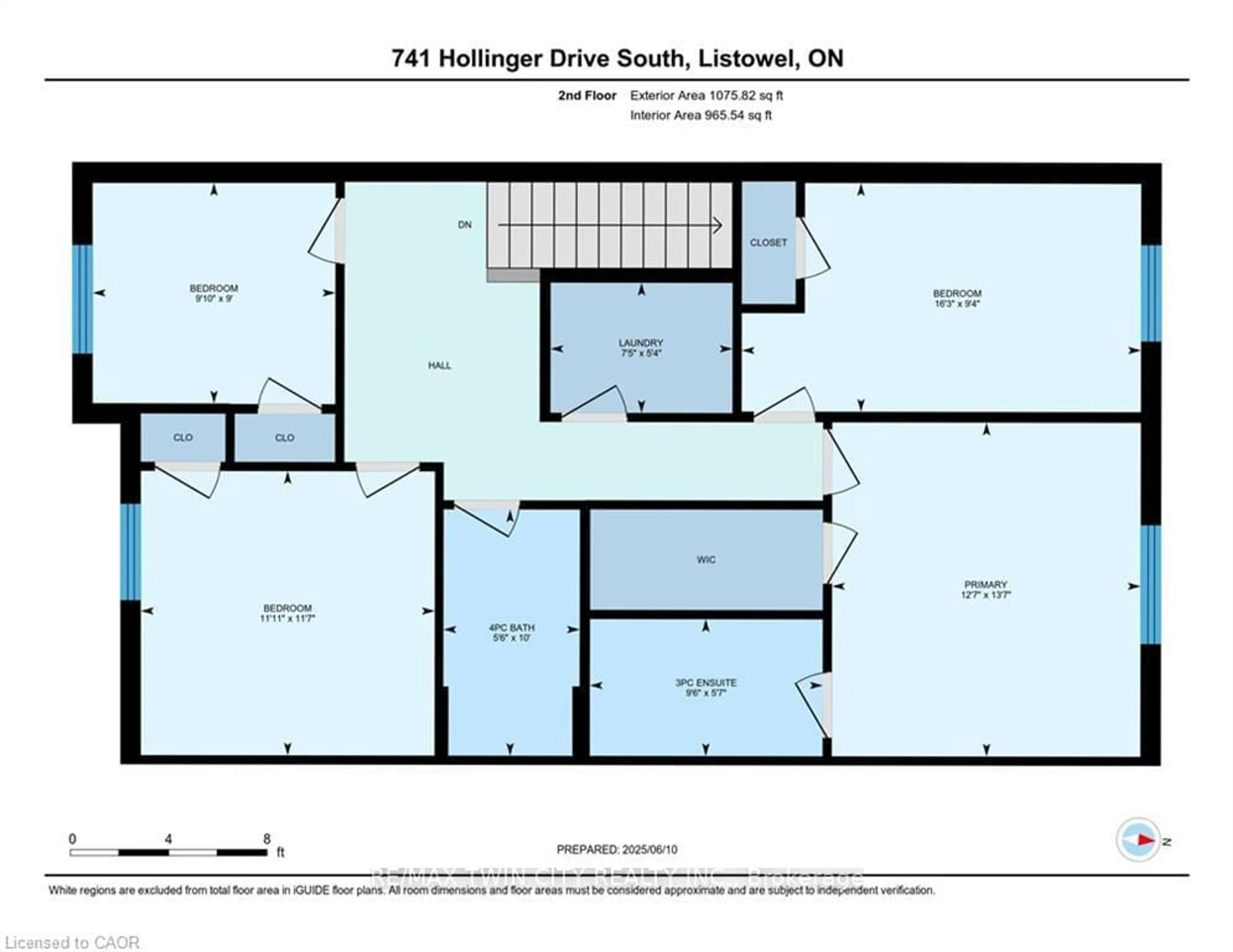 Floor plan for 741 Hollinger Ave, North Perth Ontario N4W 0J3