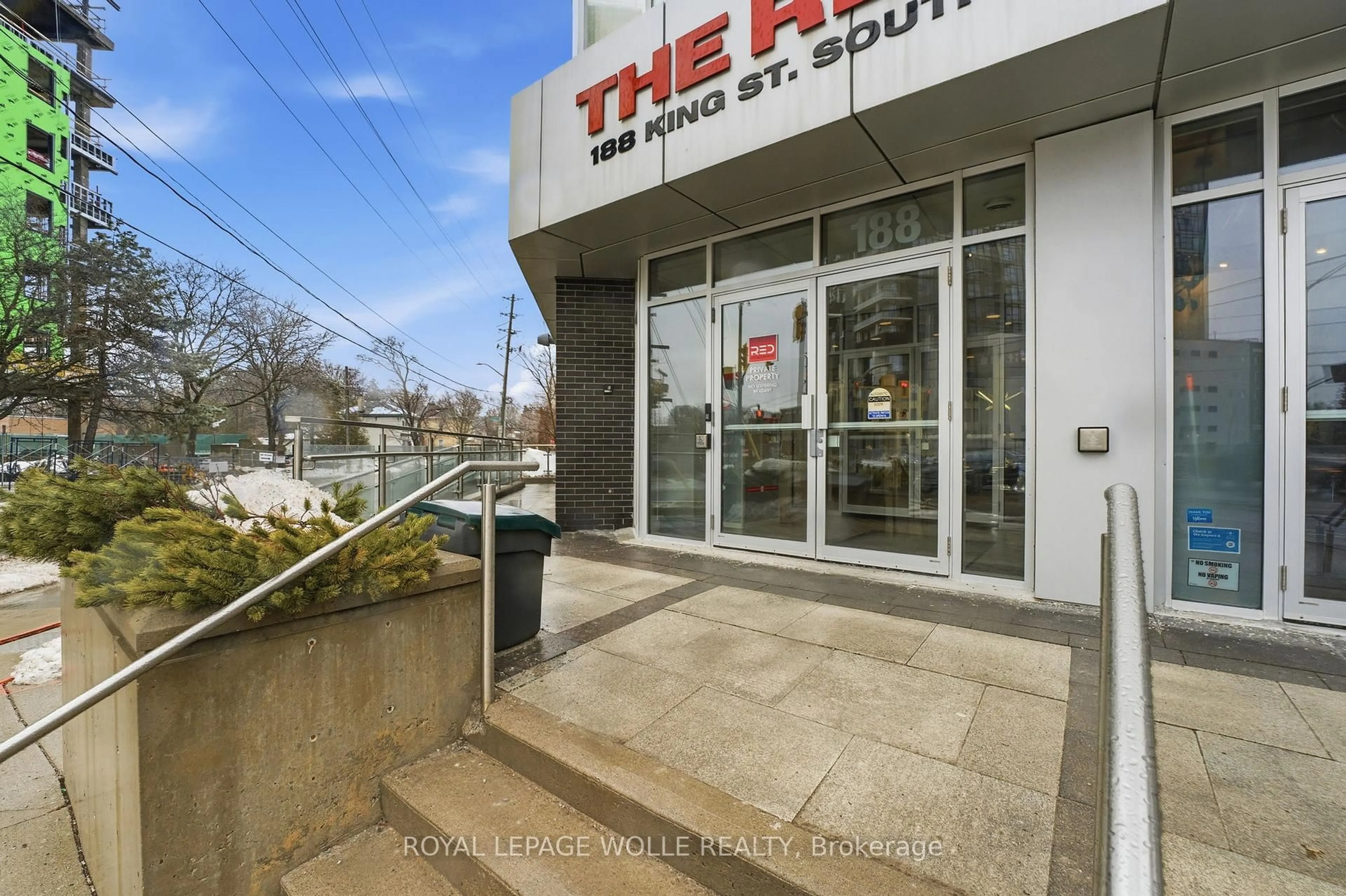 Patio, street for 188 King St #210, Waterloo Ontario N2J 0C6