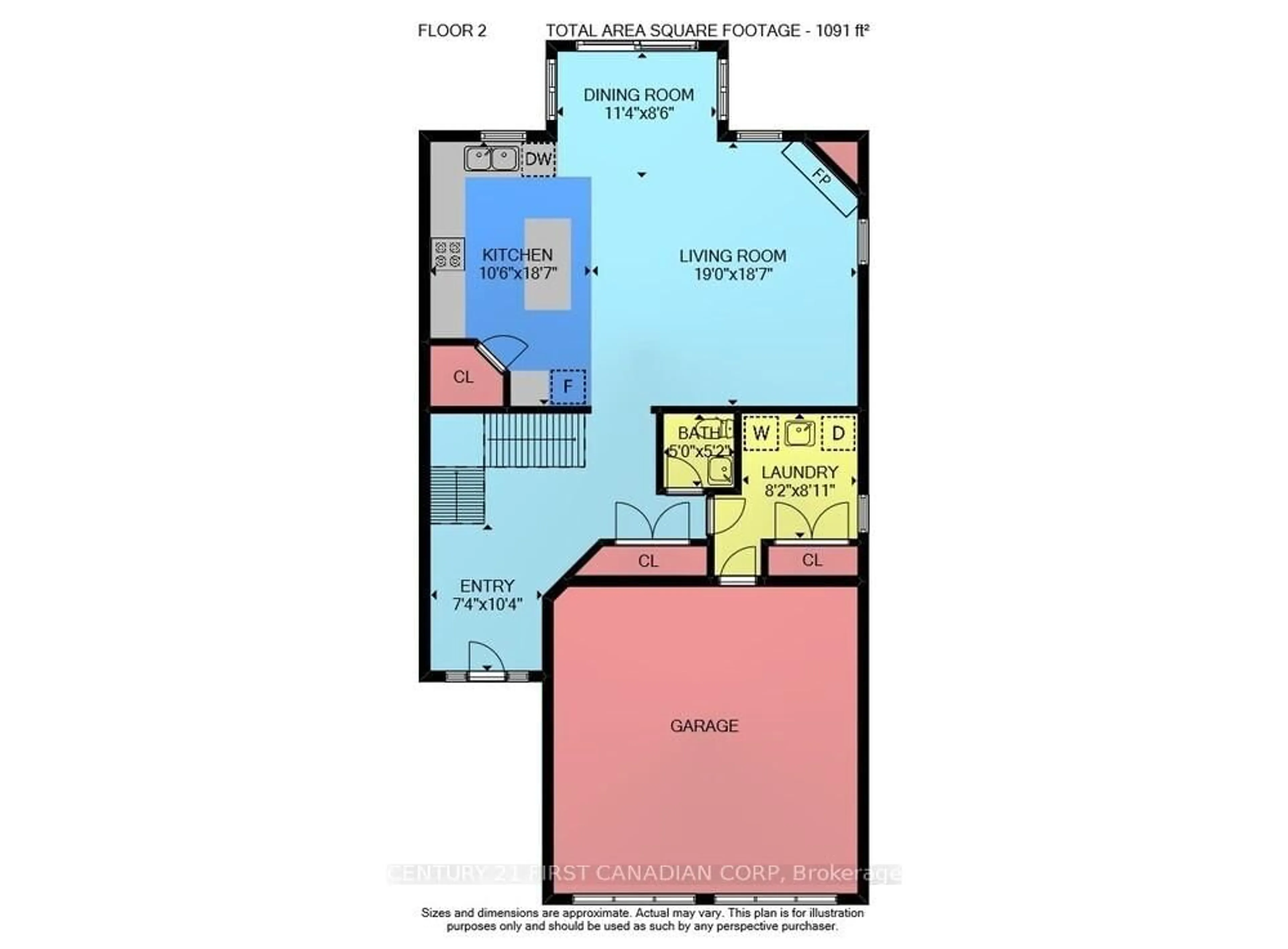 Floor plan for 1310 Oakcrossing Rd, London North Ontario N6H 0C1