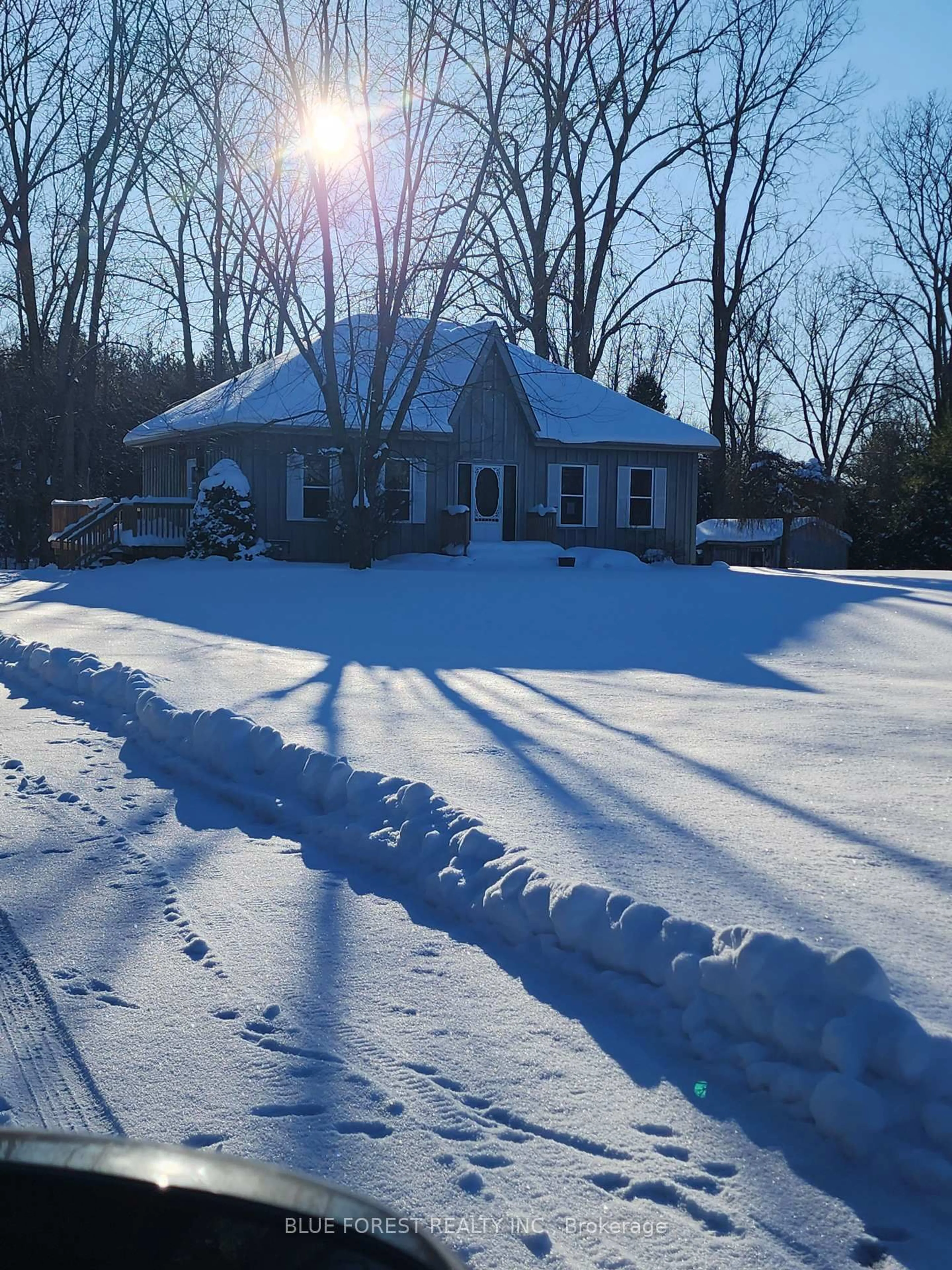 A pic from outside/outdoor area/front of a property/back of a property/a pic from drone, street for 36259 Gore Rd, South Huron Ontario N0M 1T0